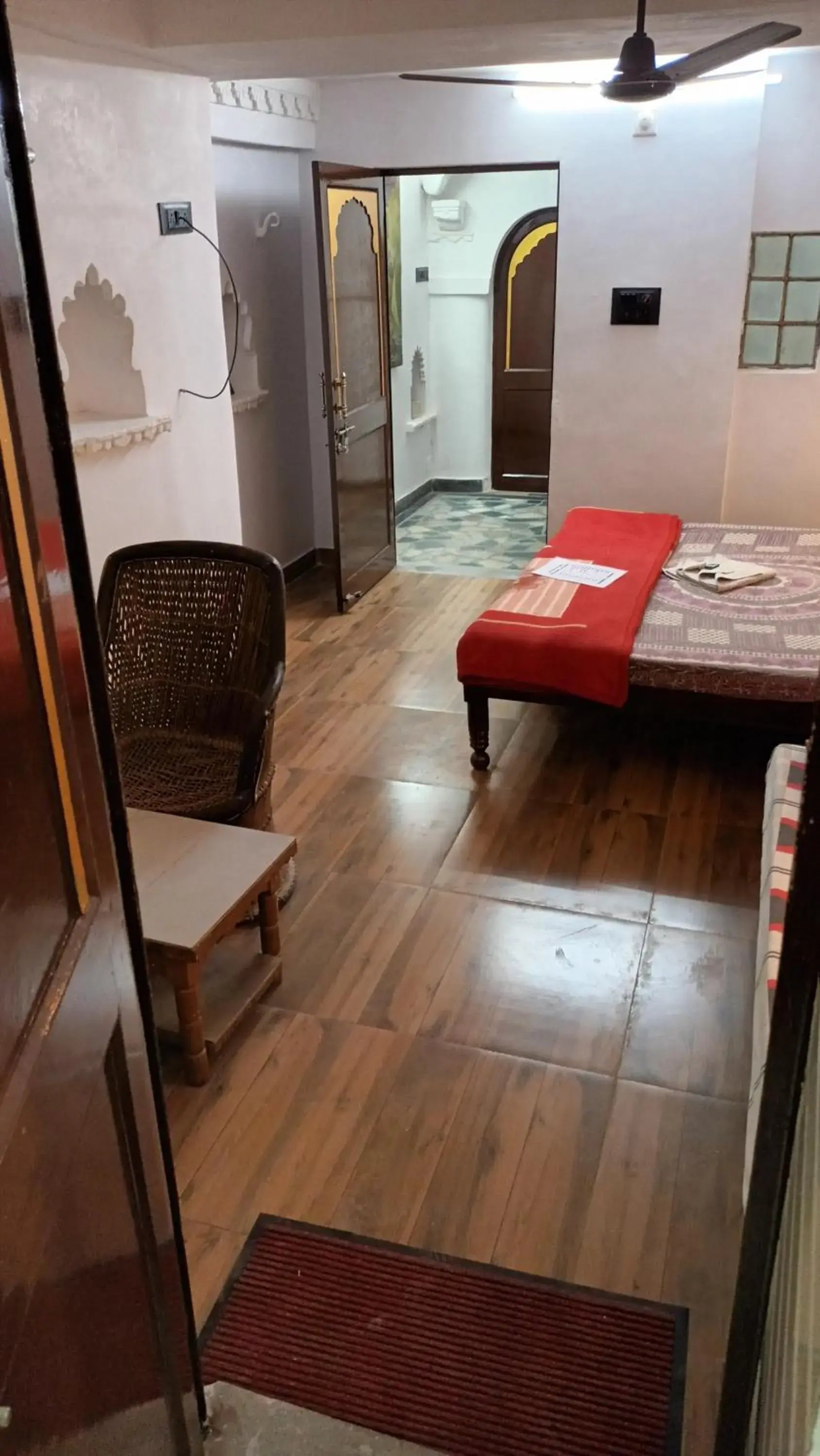 Photo of the whole room, Bed in Jag Niwas Guest House & pure veg restaurant Photo of the whole room, Bed in Jag Niwas Guest House & pure veg restaurant