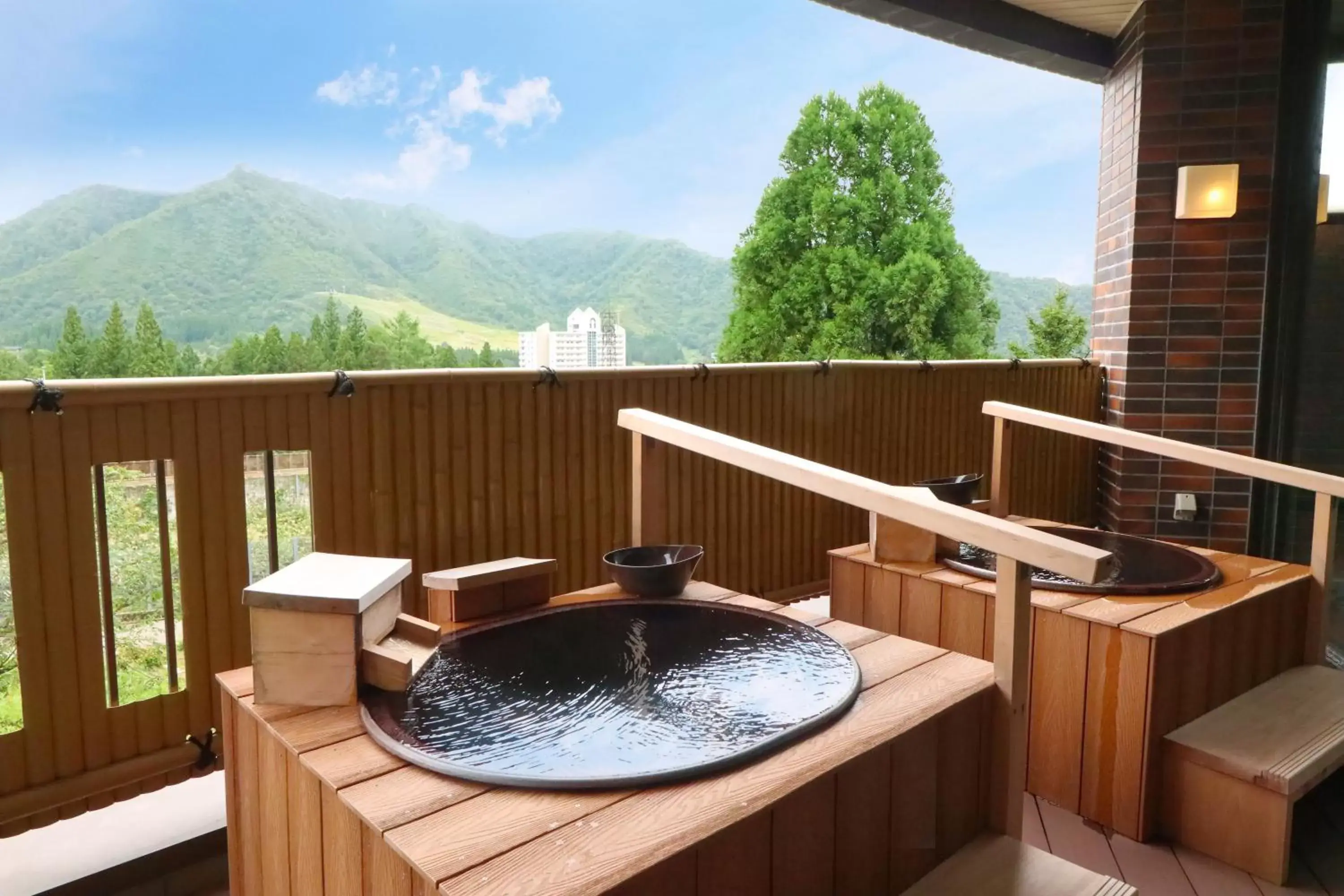 Hot Spring Bath, Mountain View in Hotel Angel Grandia Echigo Nakazato