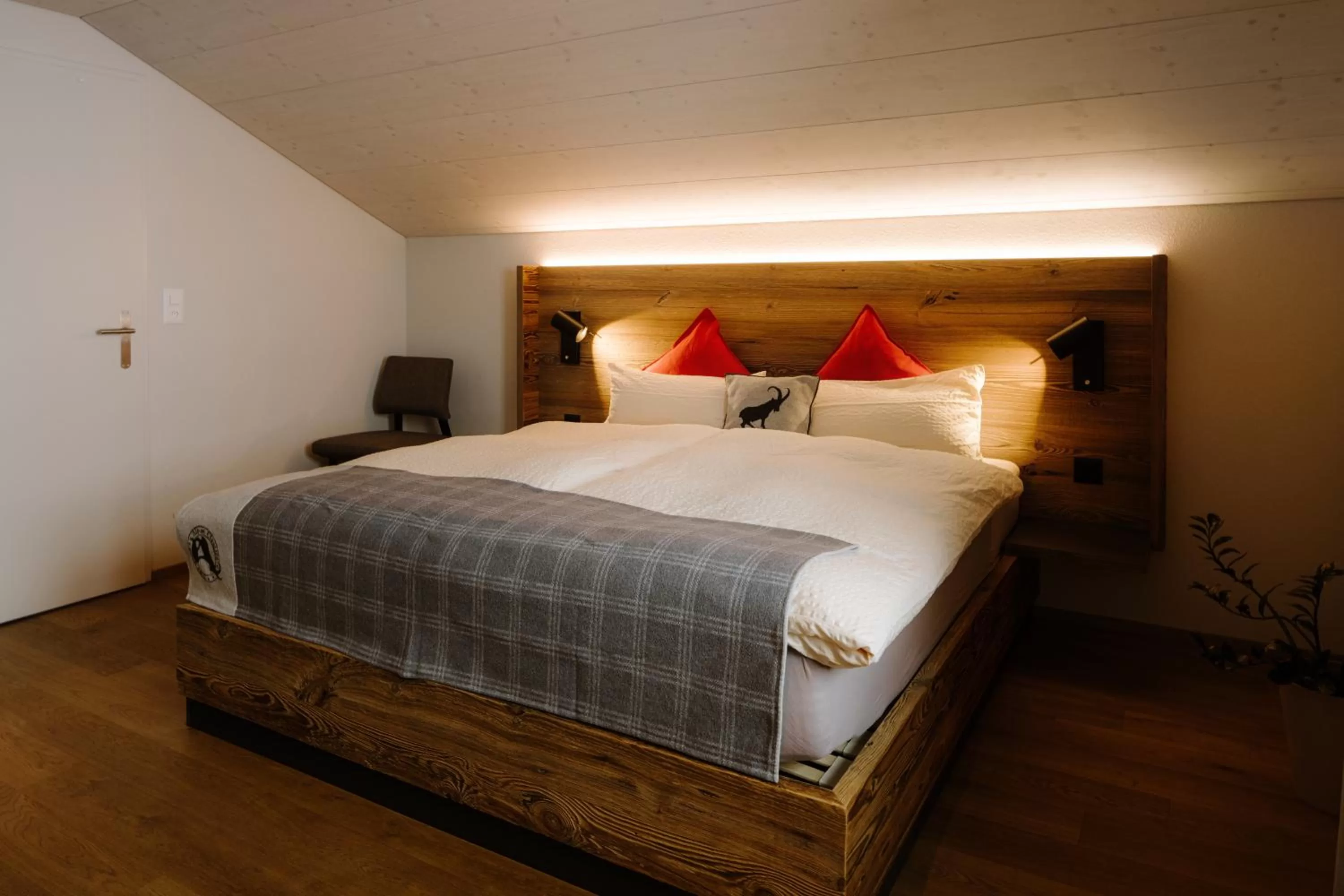 Bed in Berghotel Engstligenalp Adelboden