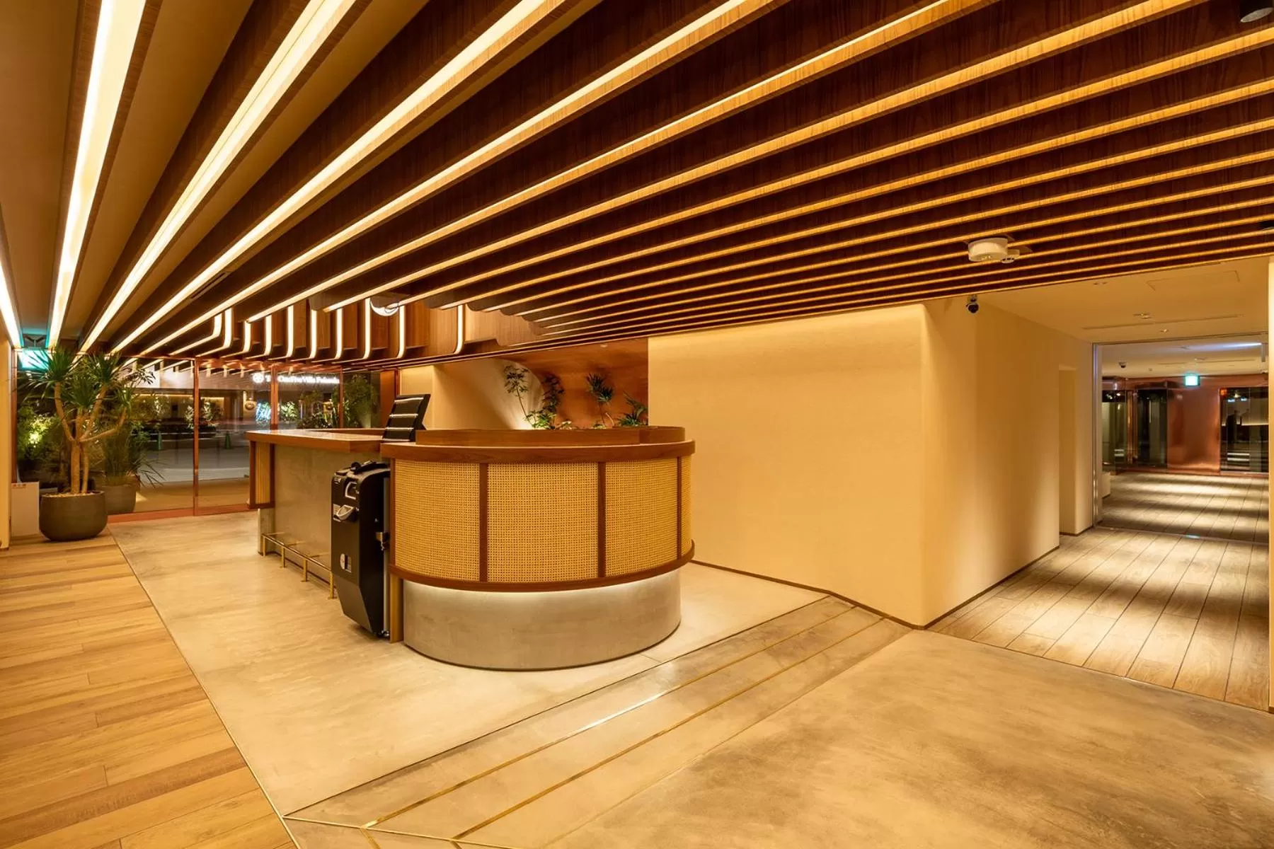 Lobby or reception in The OneFive Terrace Fukuoka