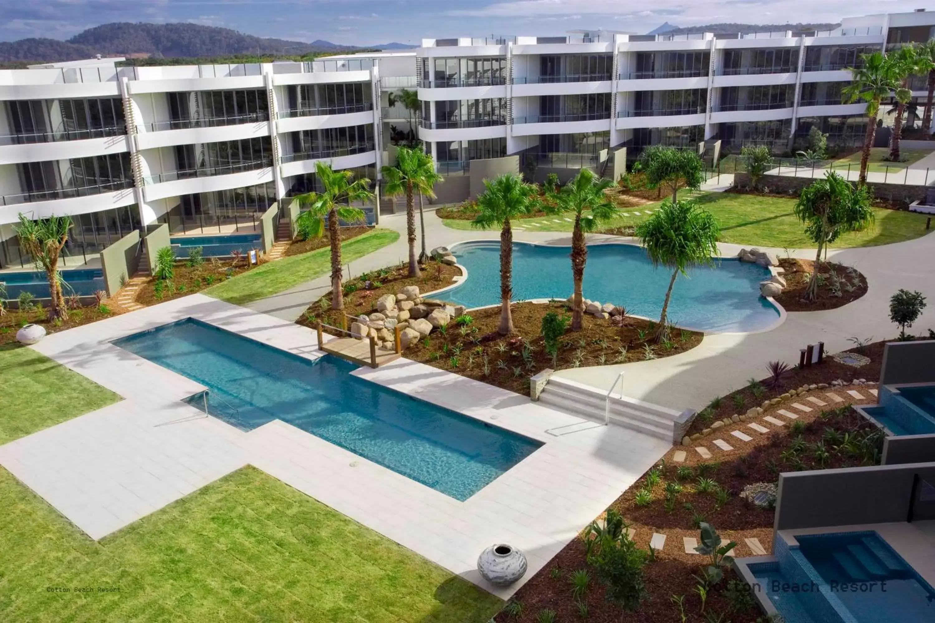 Pool View in Cotton Beach Resort - Tweed Coast Holidays ®
