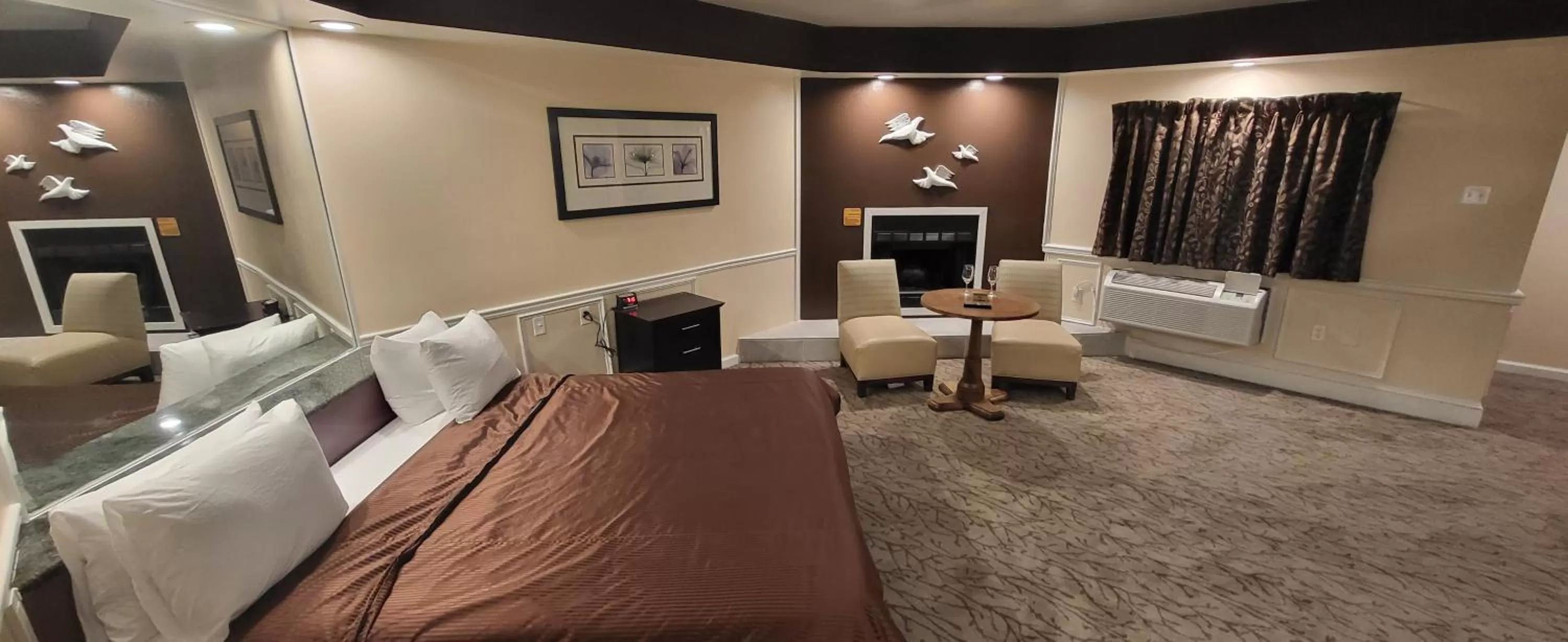 Bed in Inn of the Dove - Romantic Luxury Suites with Jacuzzi & Seasonal Fireplace at Harrisburg-Hershey-Philadelphia, PA