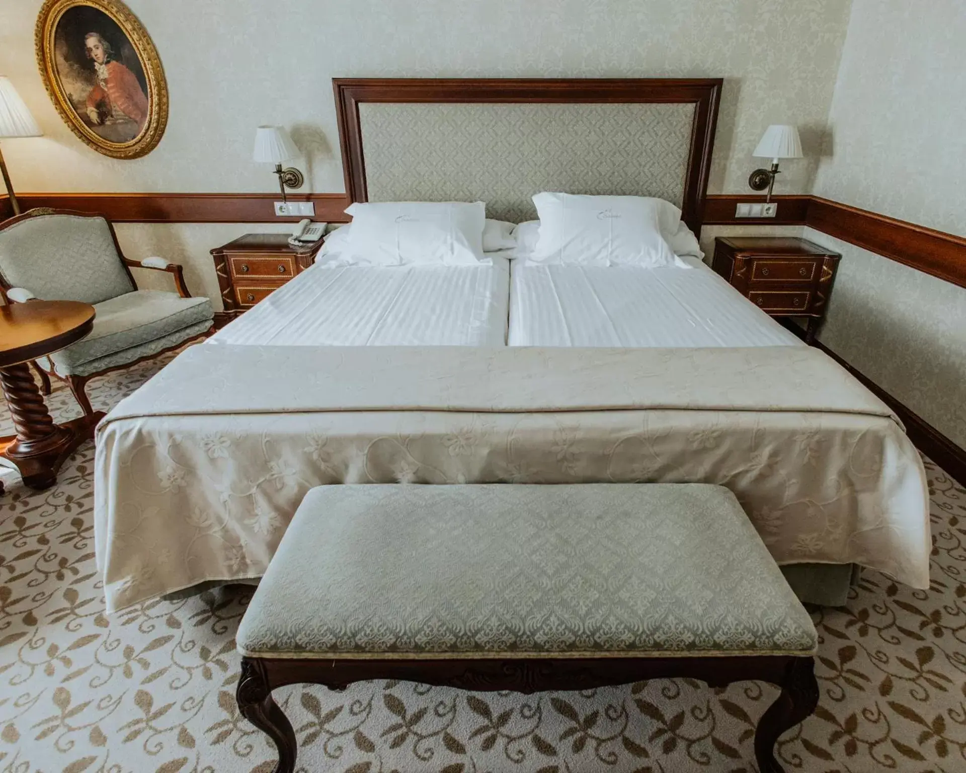 Bed in Hotel Cándido