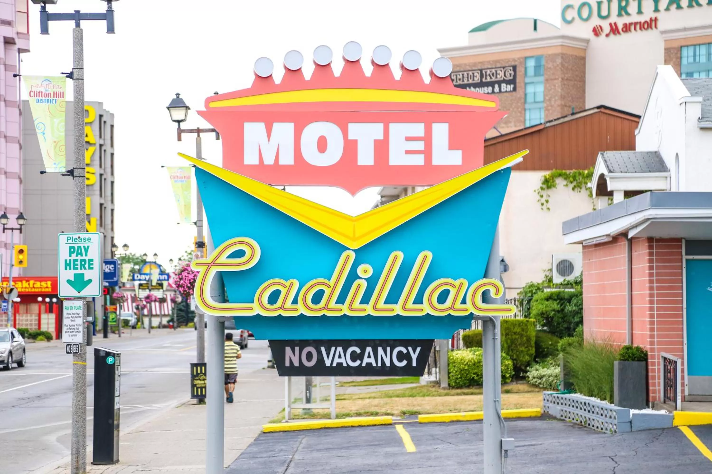Property logo or sign in Cadillac Motel Niagara