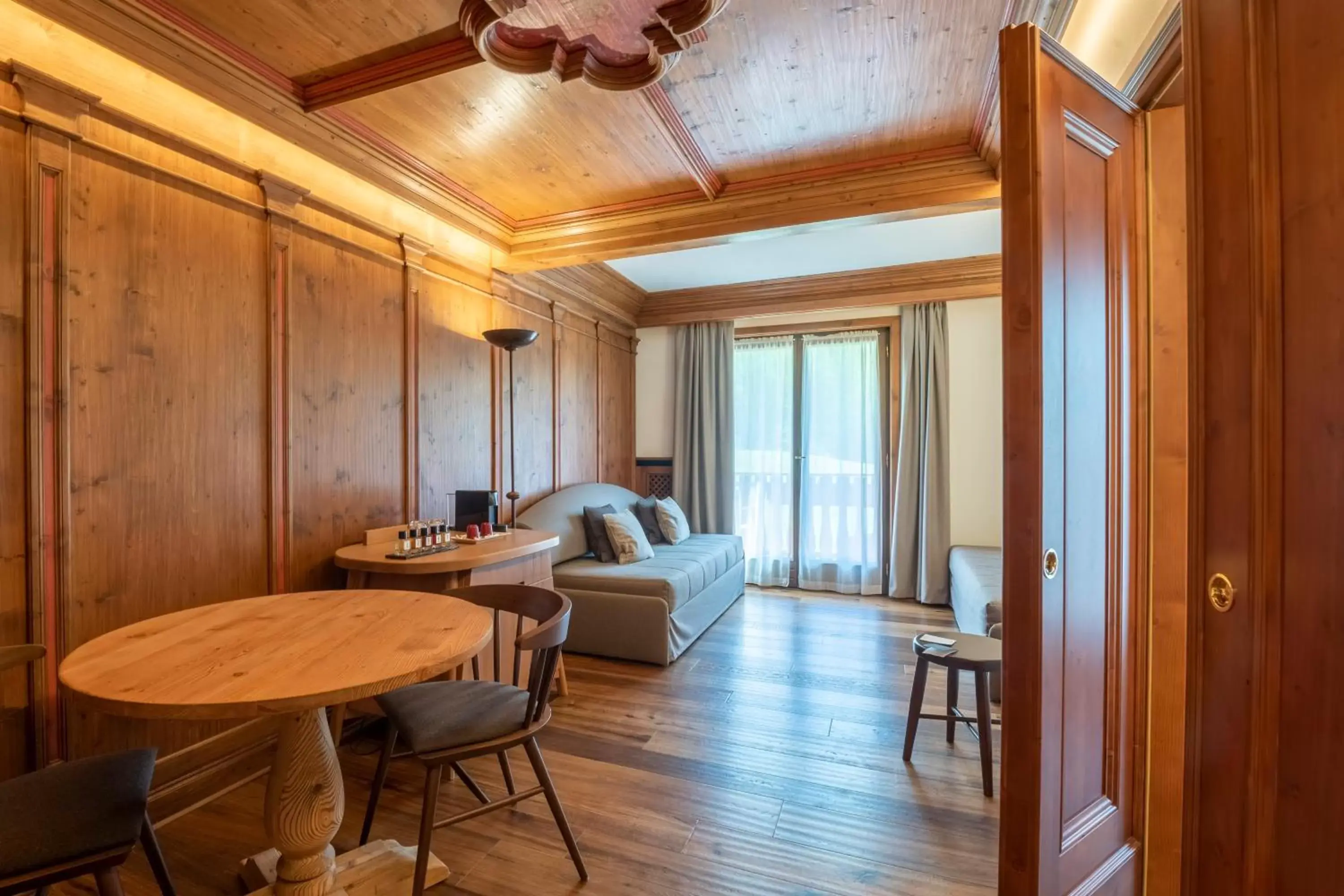 Living room, Dining Area in Faloria Mountain Spa Resort