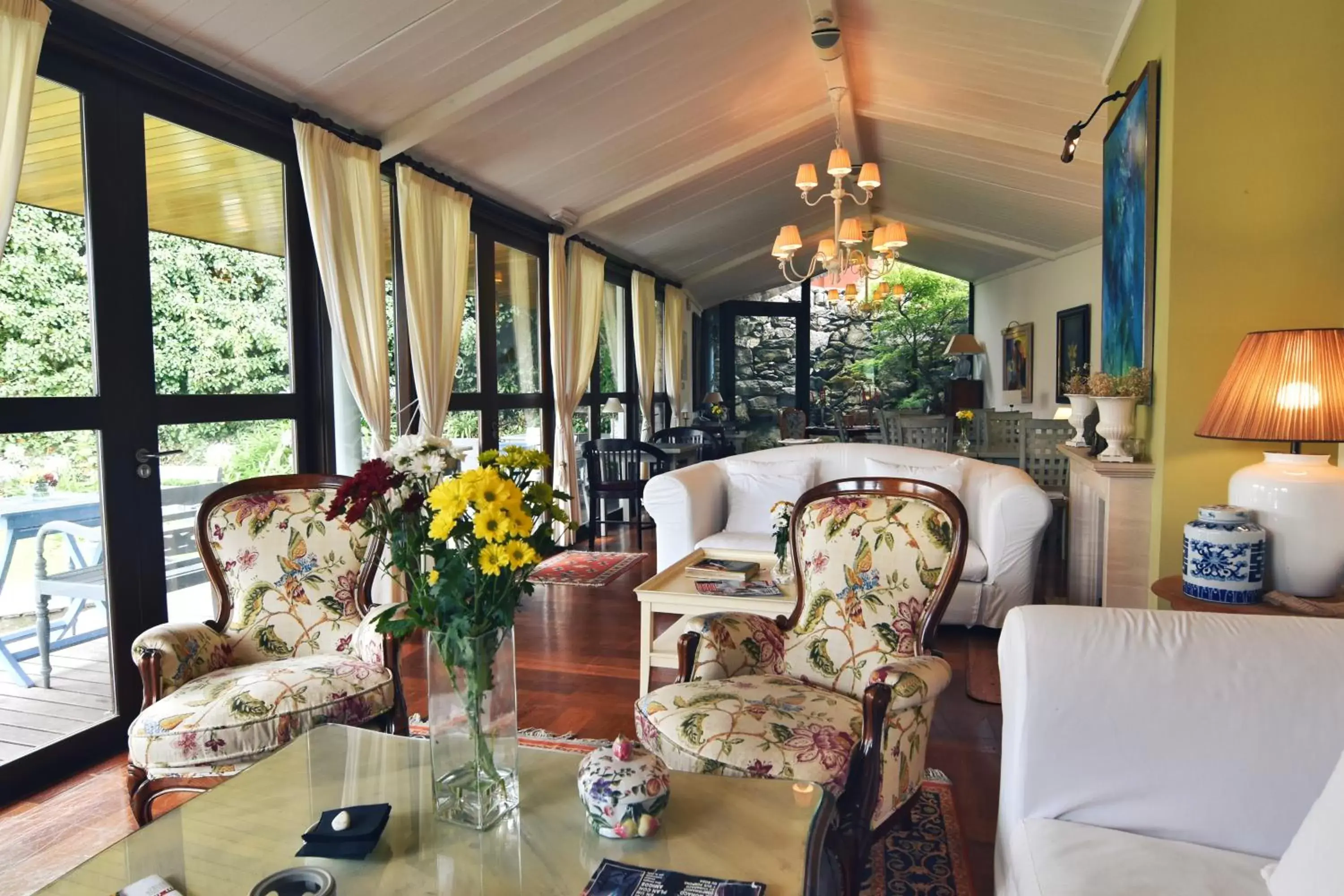 Seating Area in Quinta de San Amaro Rias Baixas