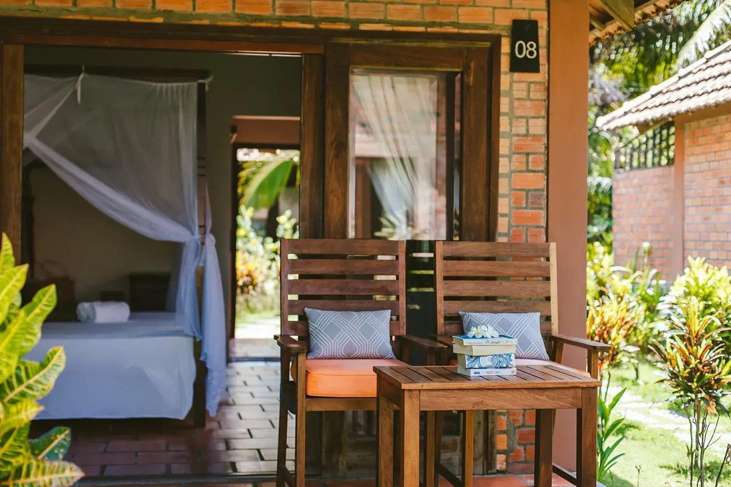 Balcony/Terrace in Thanh Kieu Beach Resort