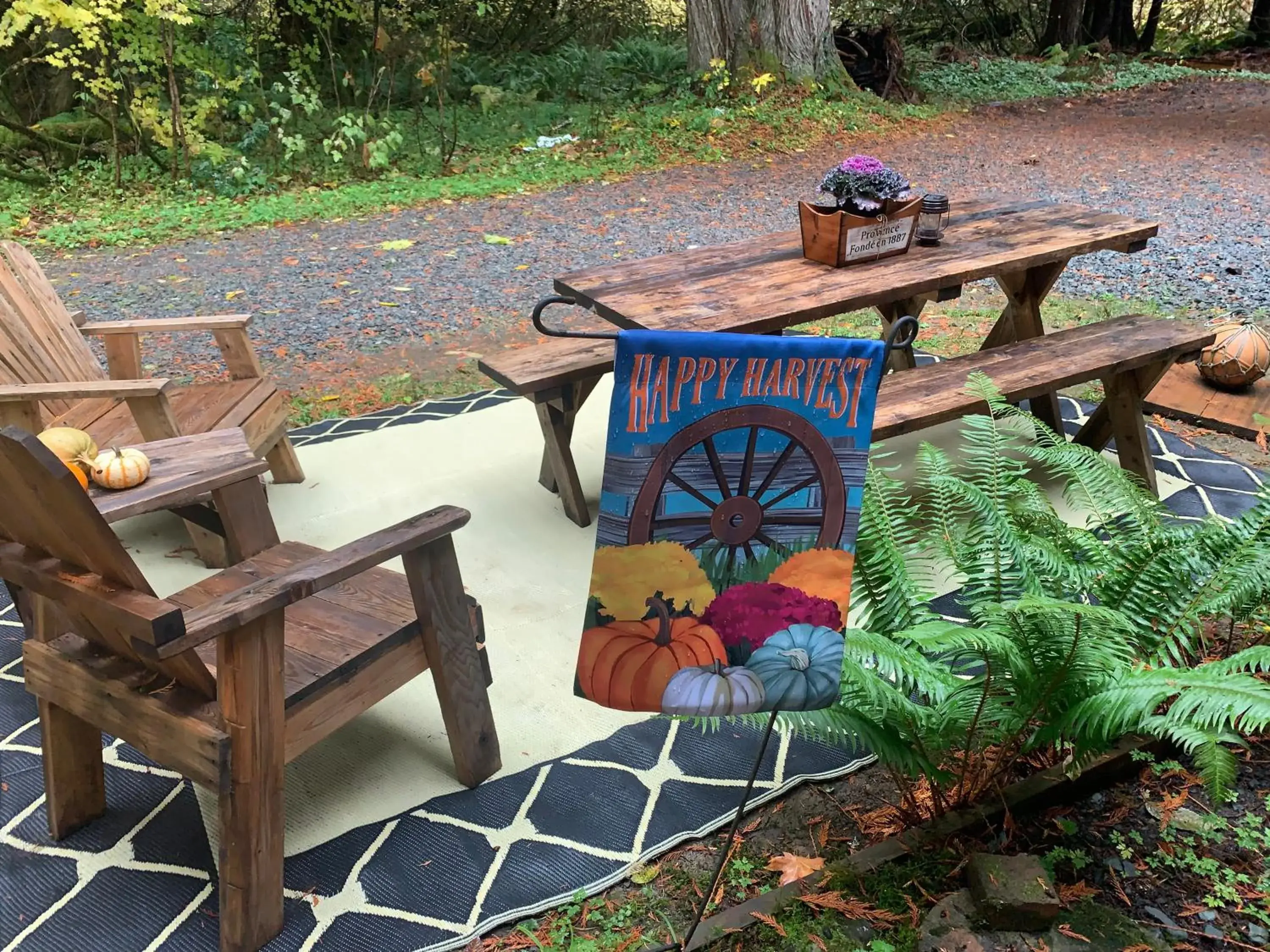 Garden view in Mountain Meadows Inn