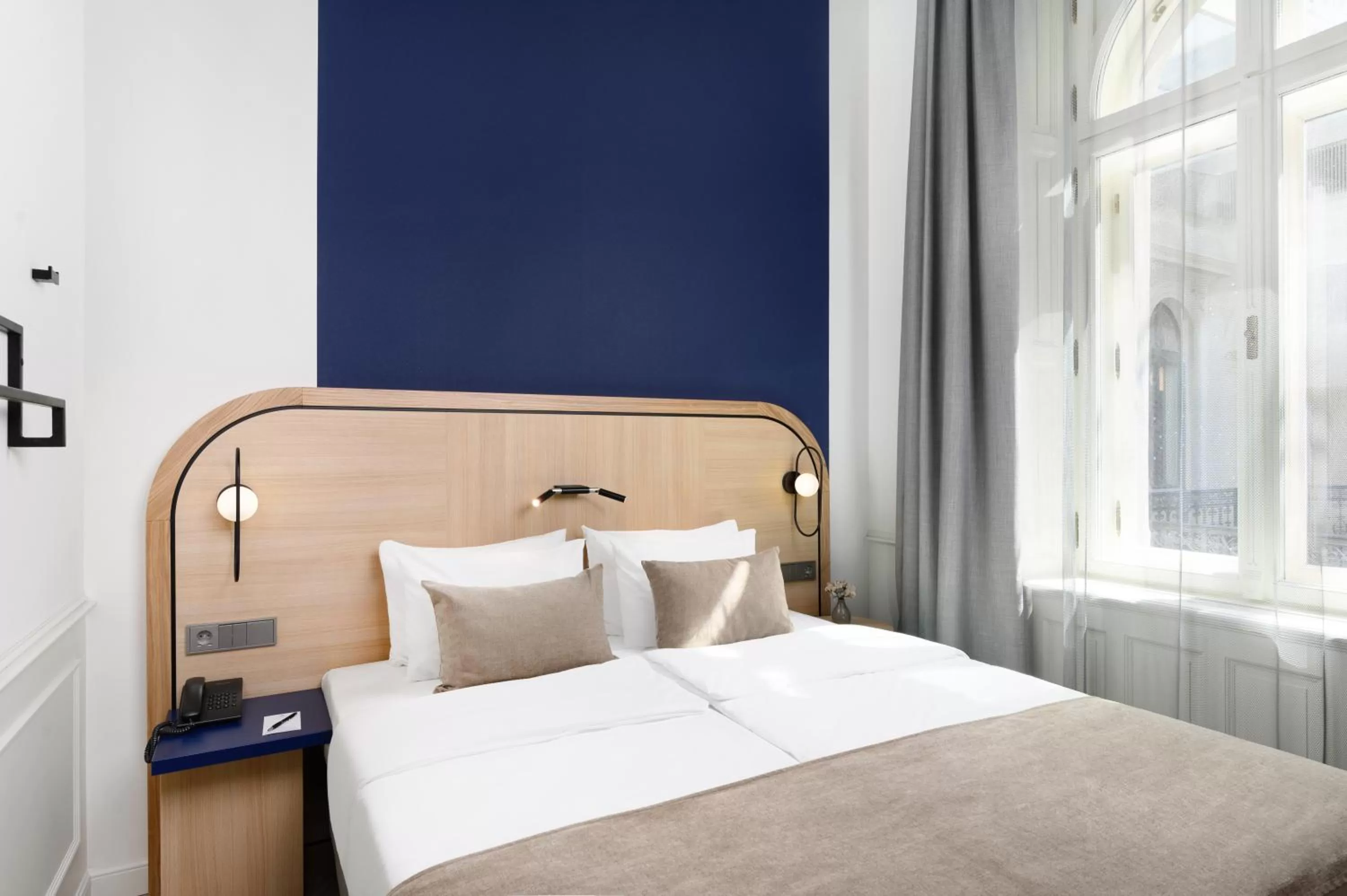 Bedroom, Bed in Hotel Oktogon Haggenmacher by Continental Group
