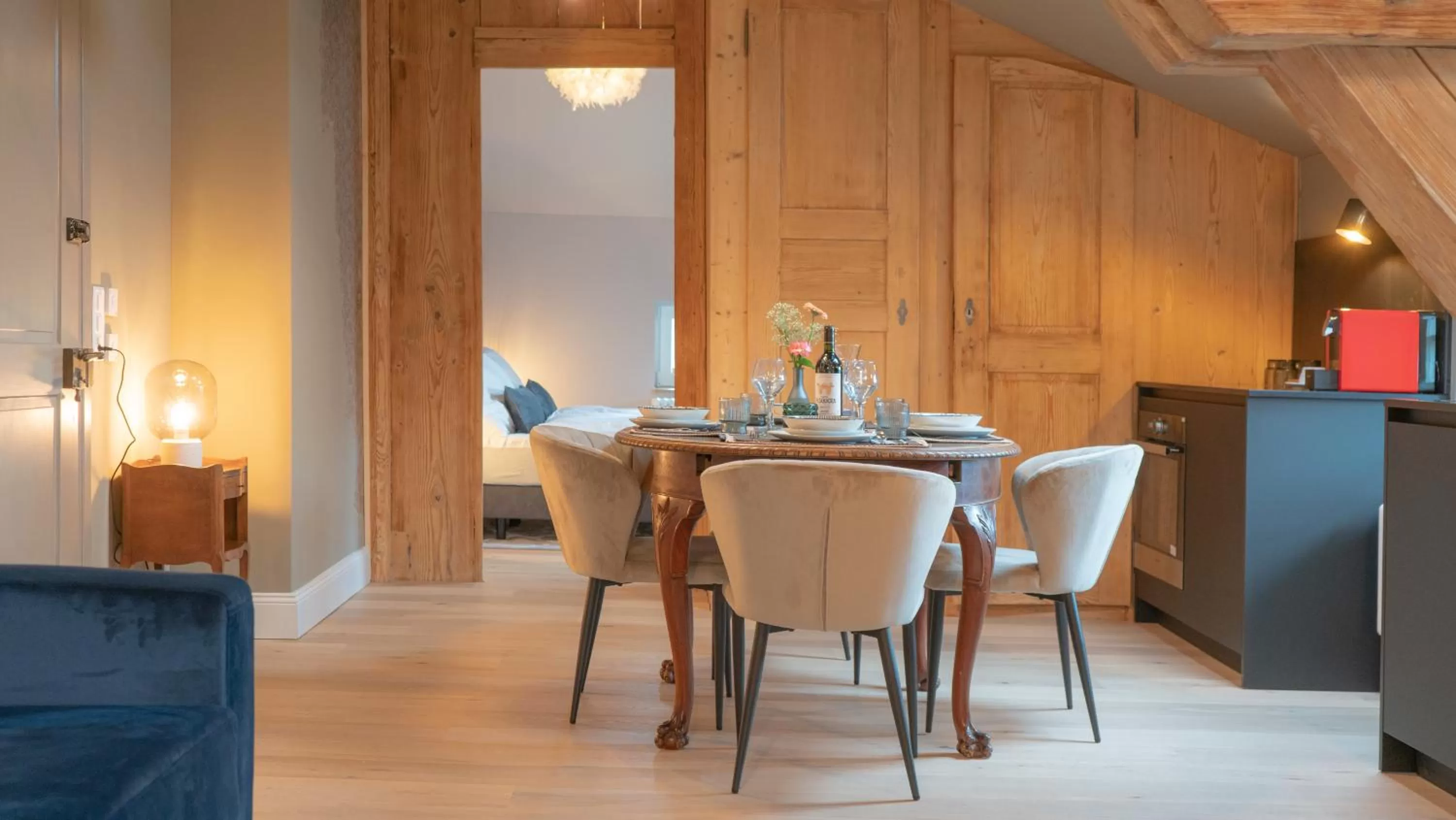 Living room, Dining Area in Villa Weber - self check-in