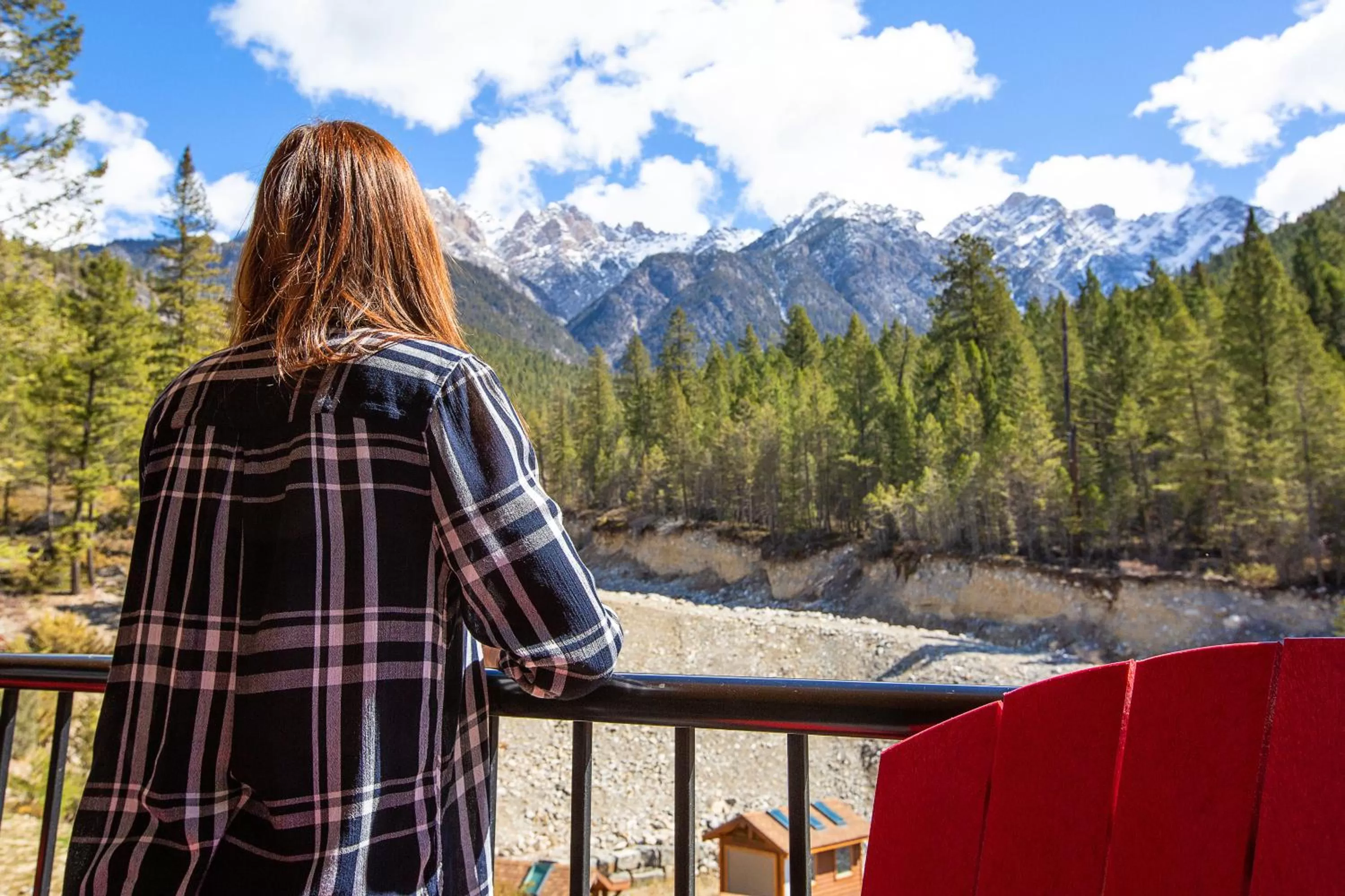 Mountain view in Fairmont Hot Springs Resort