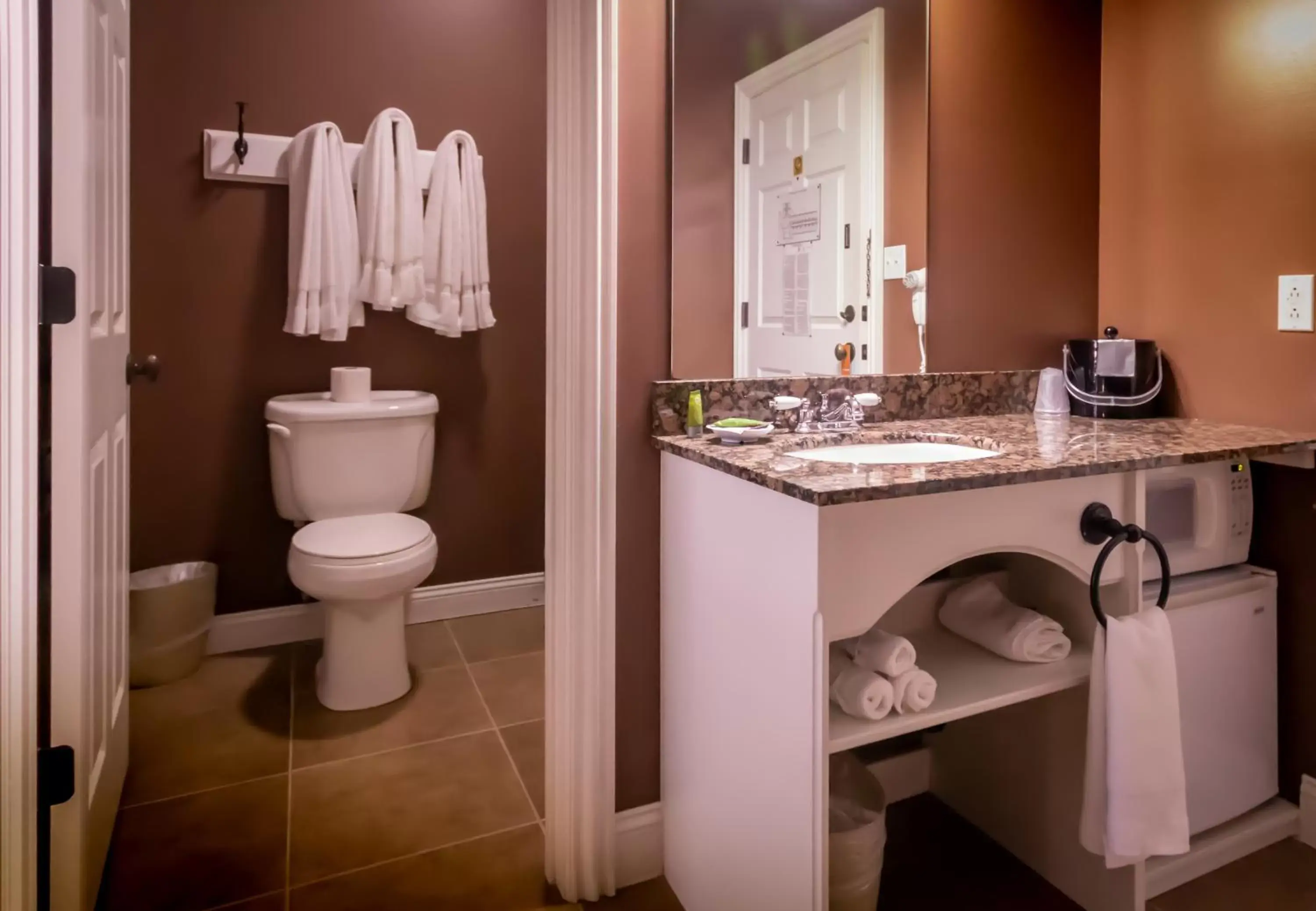 Bathroom in Depot Inn & Suites