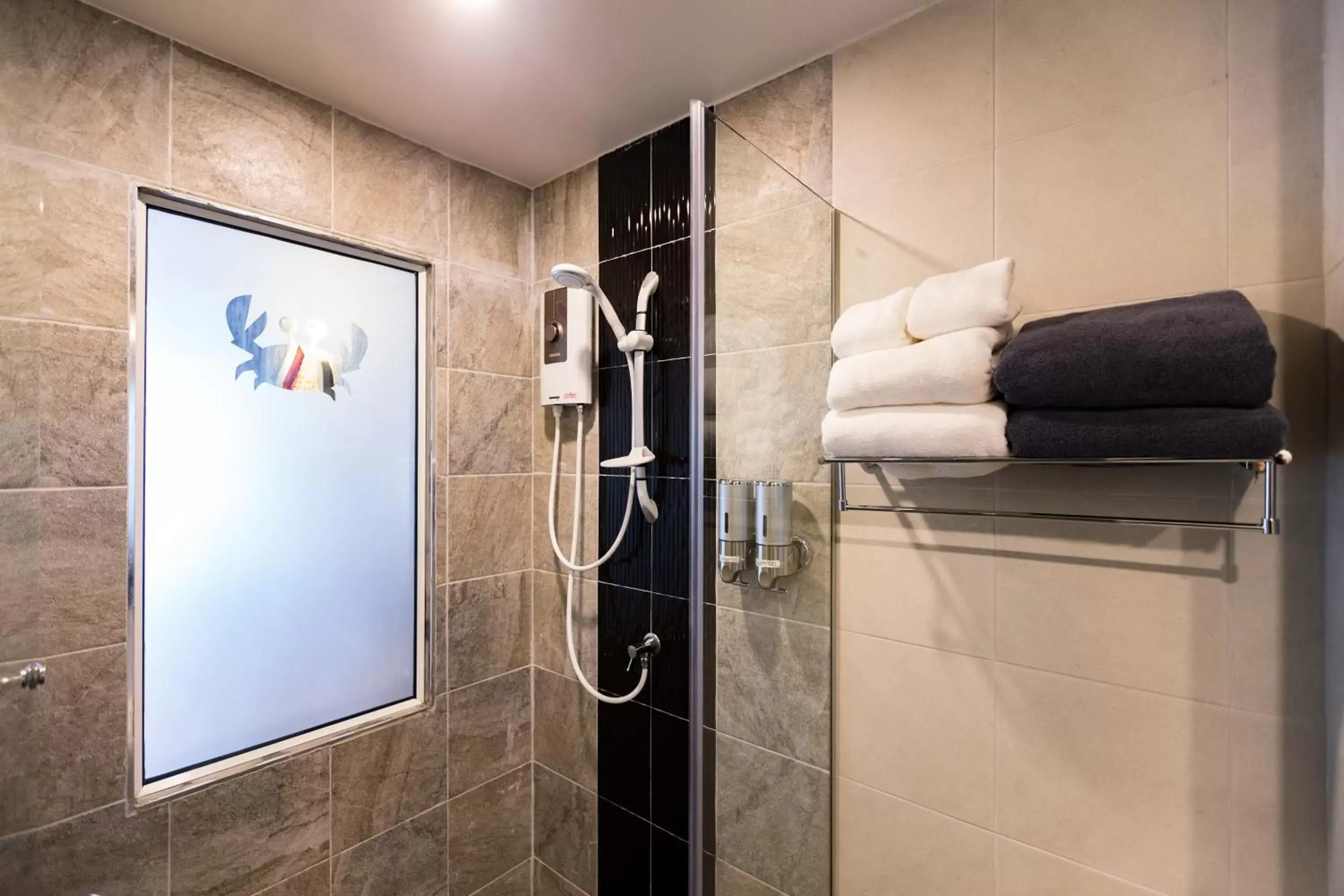 Shower, Bathroom in Maneetel Krabi Beachfront-SHA Plus