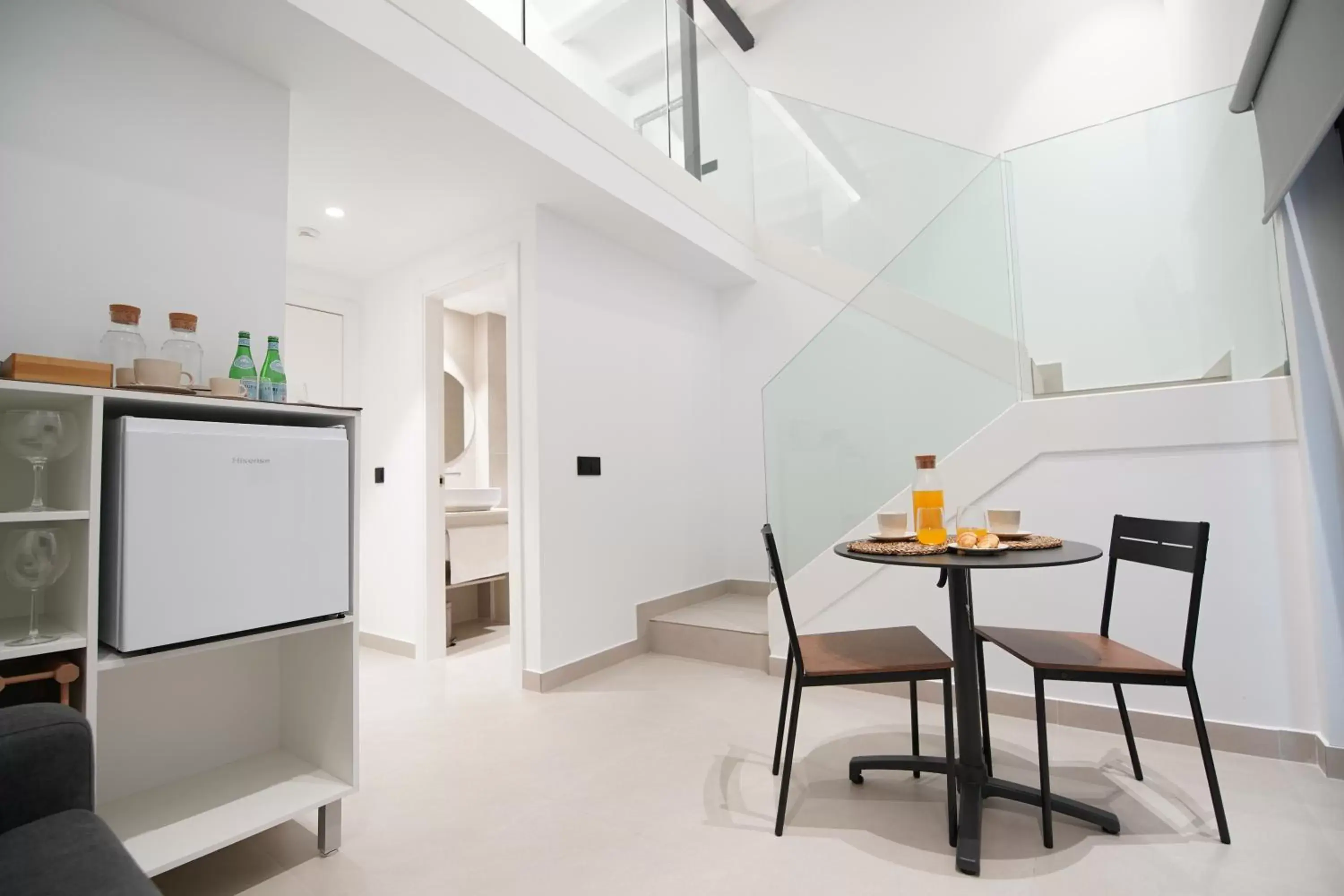 Living room, Dining Area in Suites Puerto Valencia