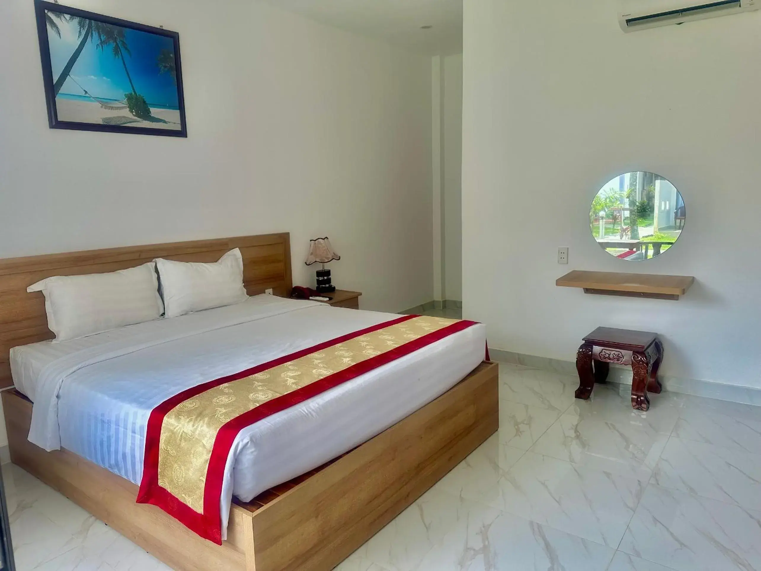 Bed in Orange Resort