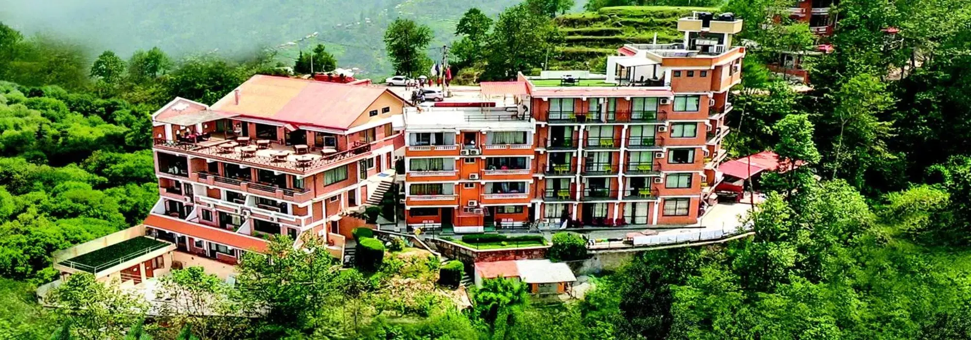 Bird's eye view, Bird's-eye View in Hotel Himalayan Villa