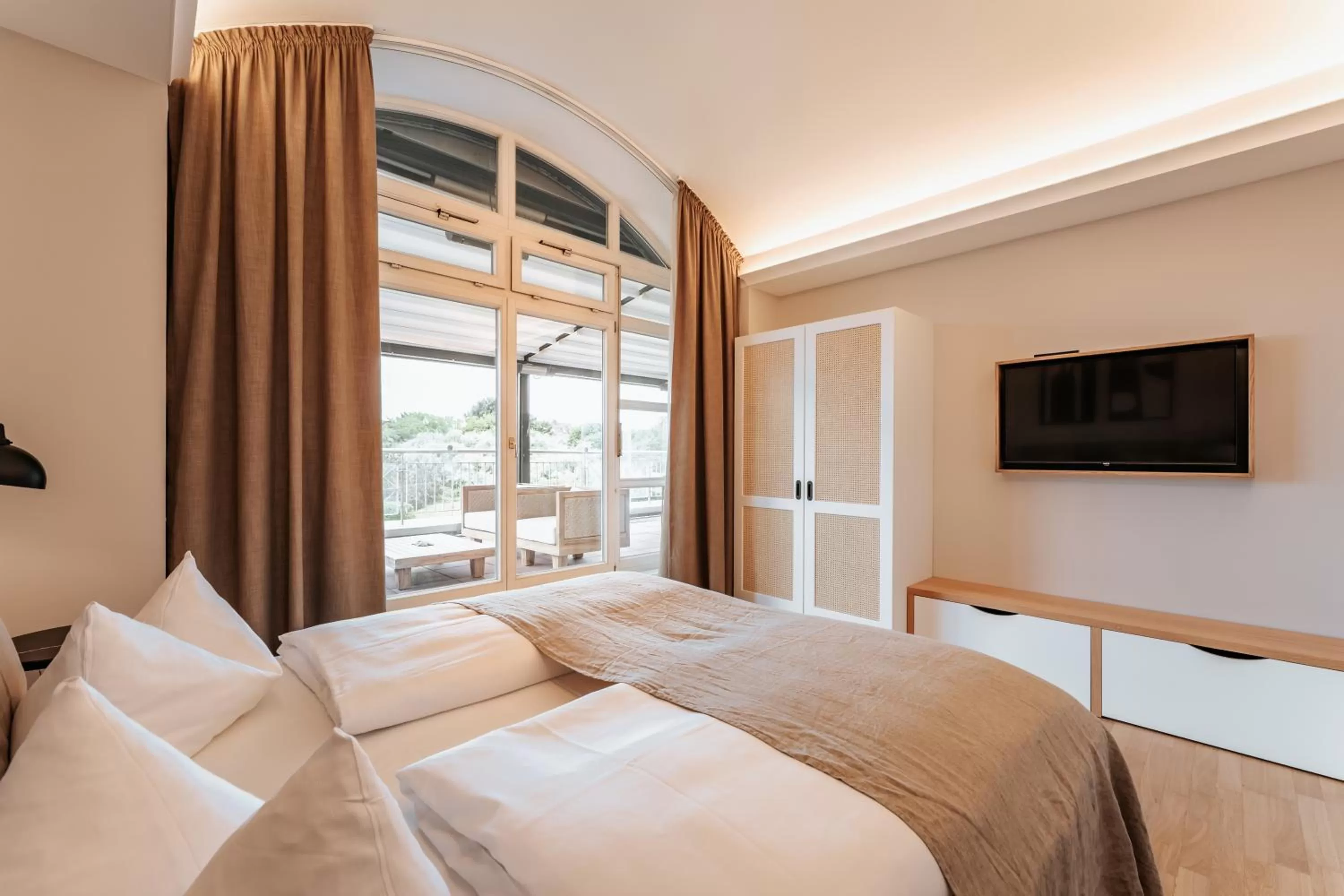 Bed in Strandhotel Kurhaus Juist