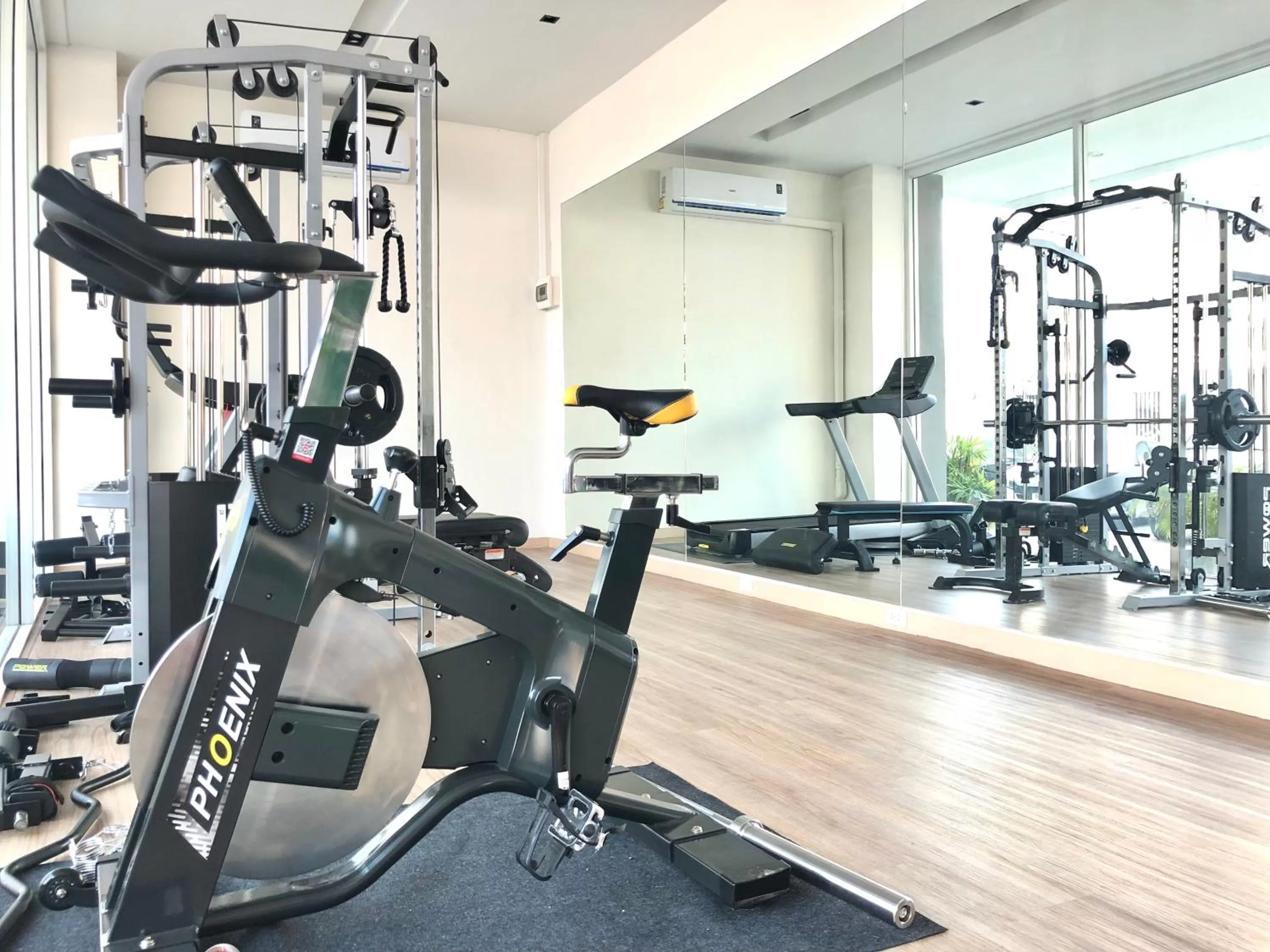 Fitness centre/facilities in Leenova Hotel