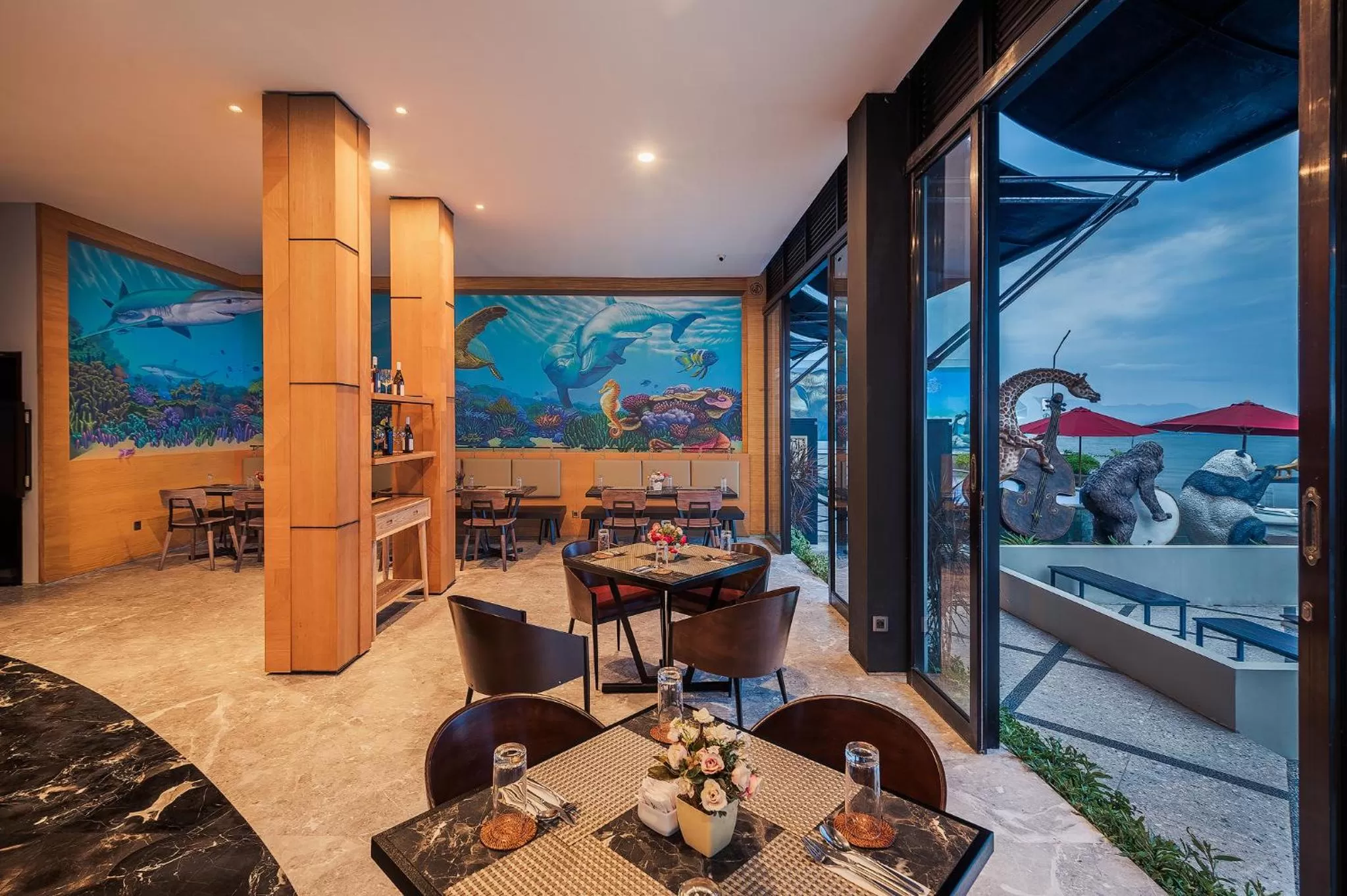 Restaurant/places to eat in Padmasari Resort Lovina