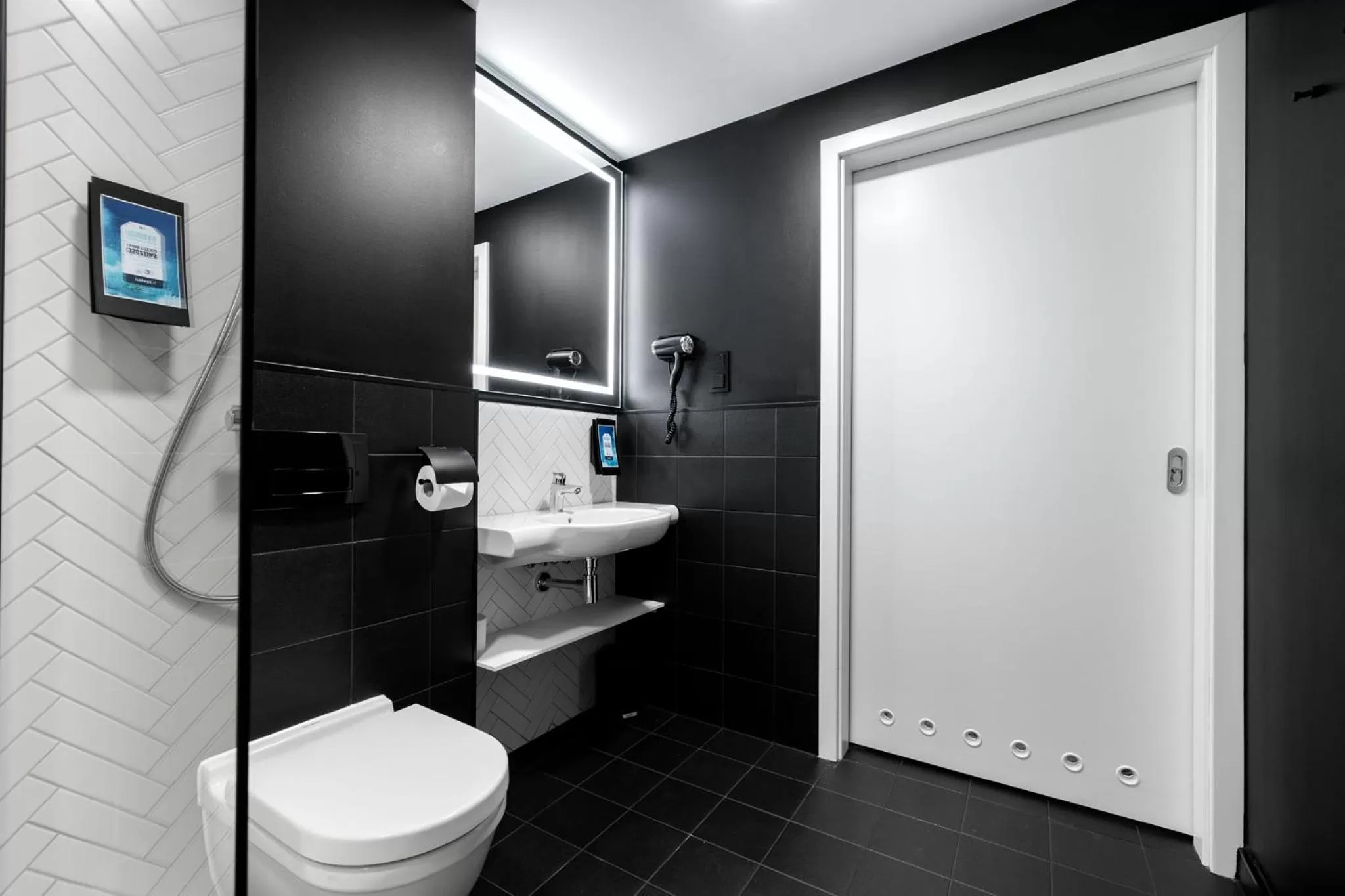 Shower in Hotel Kyriad Stargard