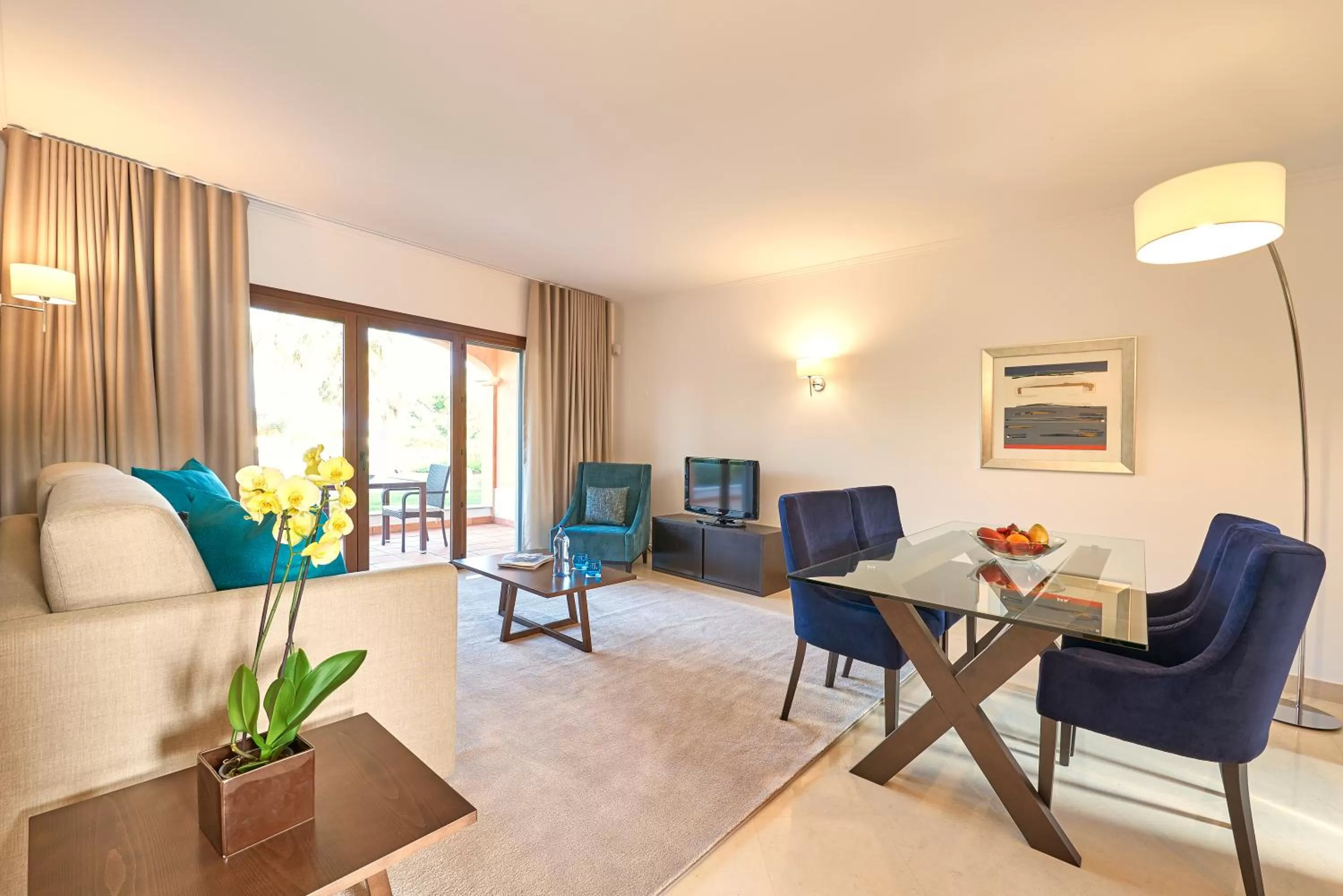 Living room in Cascade Wellness Resort