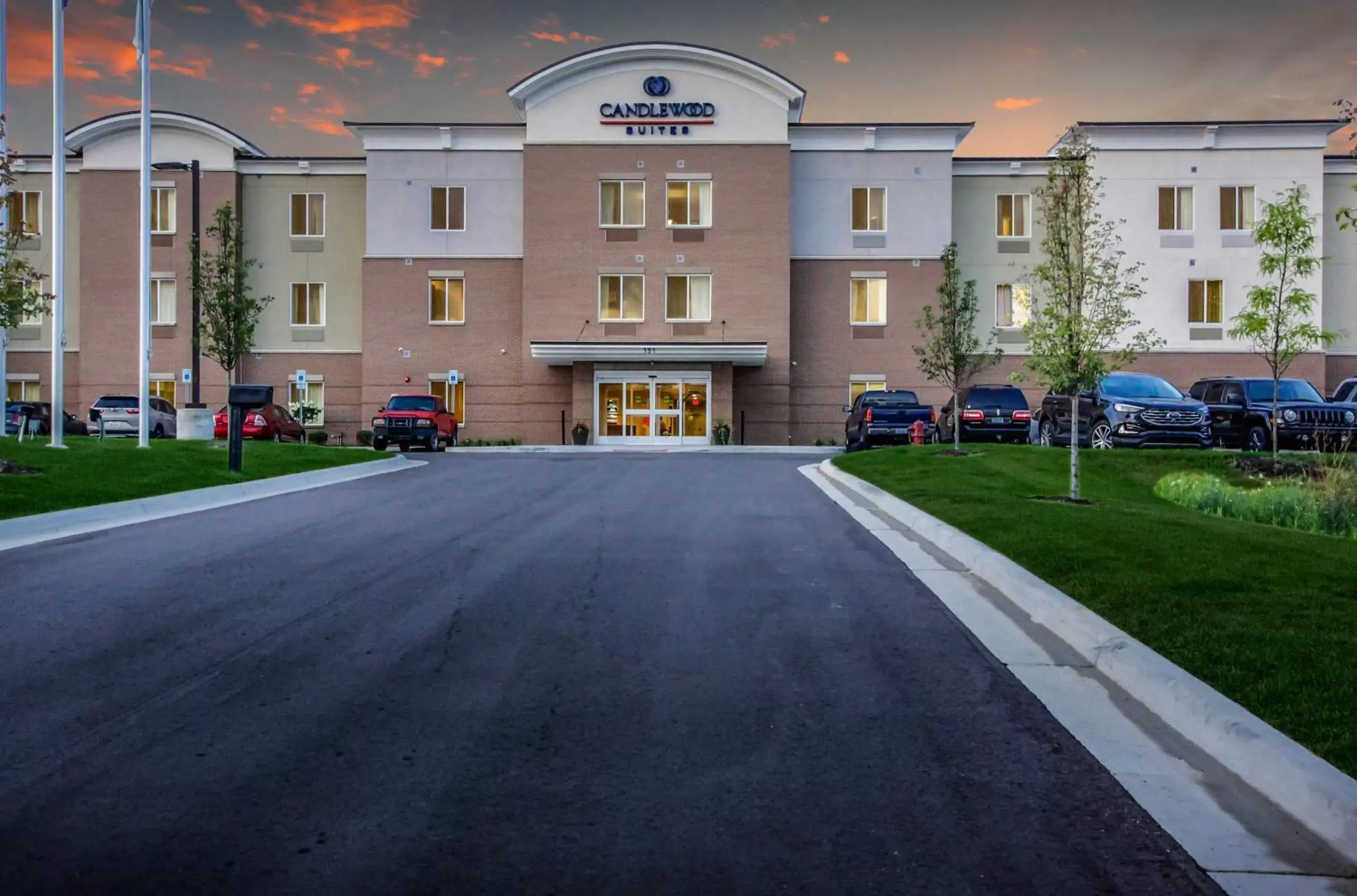 Property building in Candlewood Suites - Brighton by IHG Property building in Candlewood Suites - Brighton by IHG