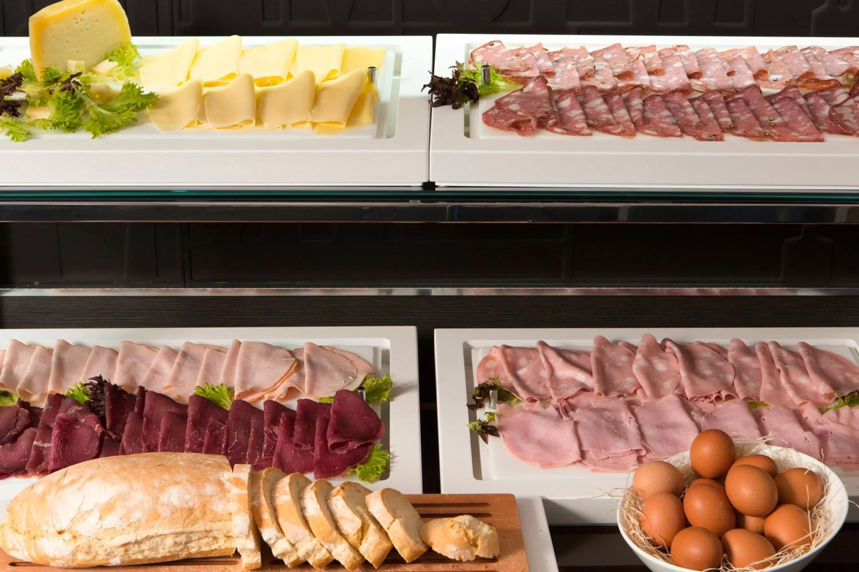 Buffet breakfast in Hotel Spadai