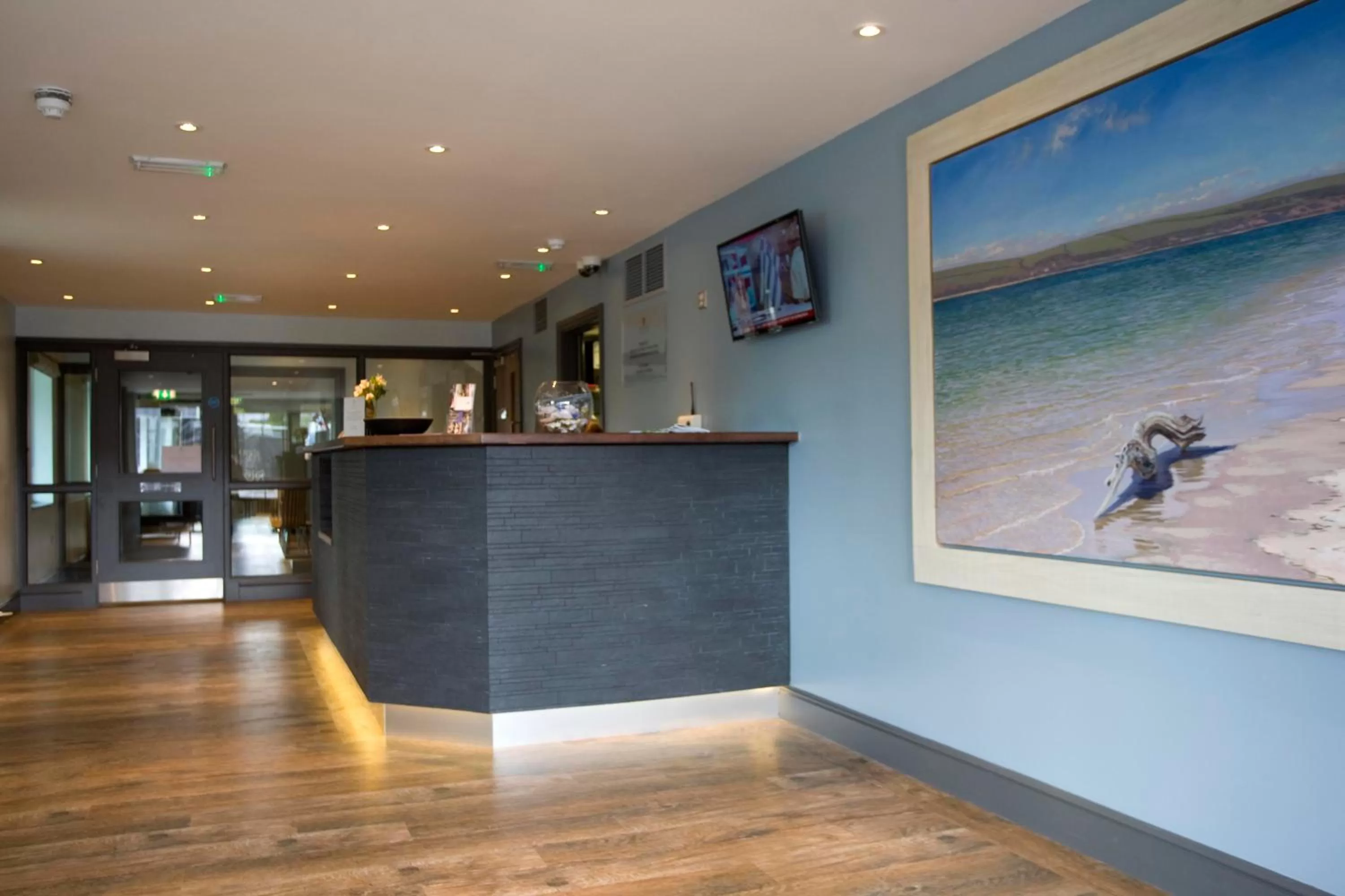 Lobby or reception in County Arms