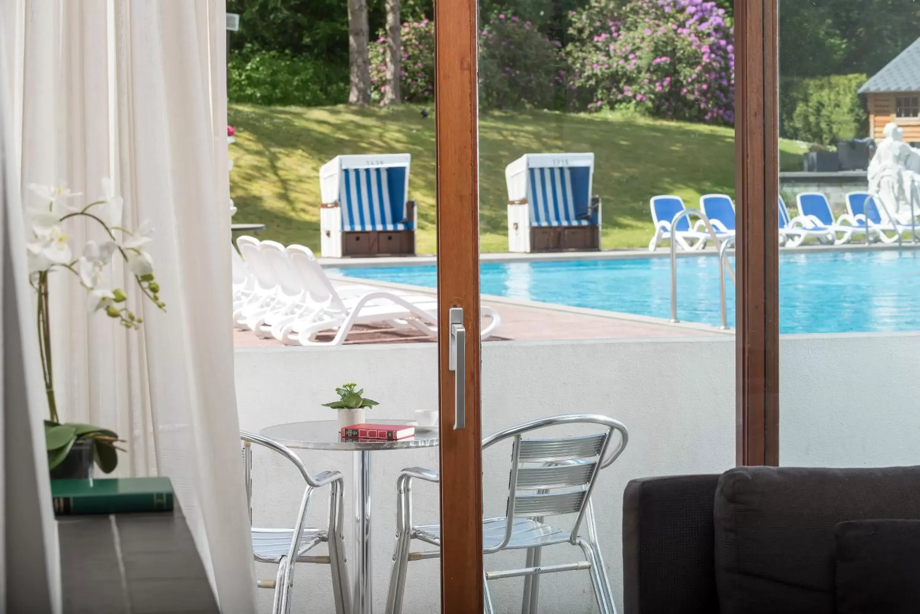 Patio, Pool View in Hotel des Nordens