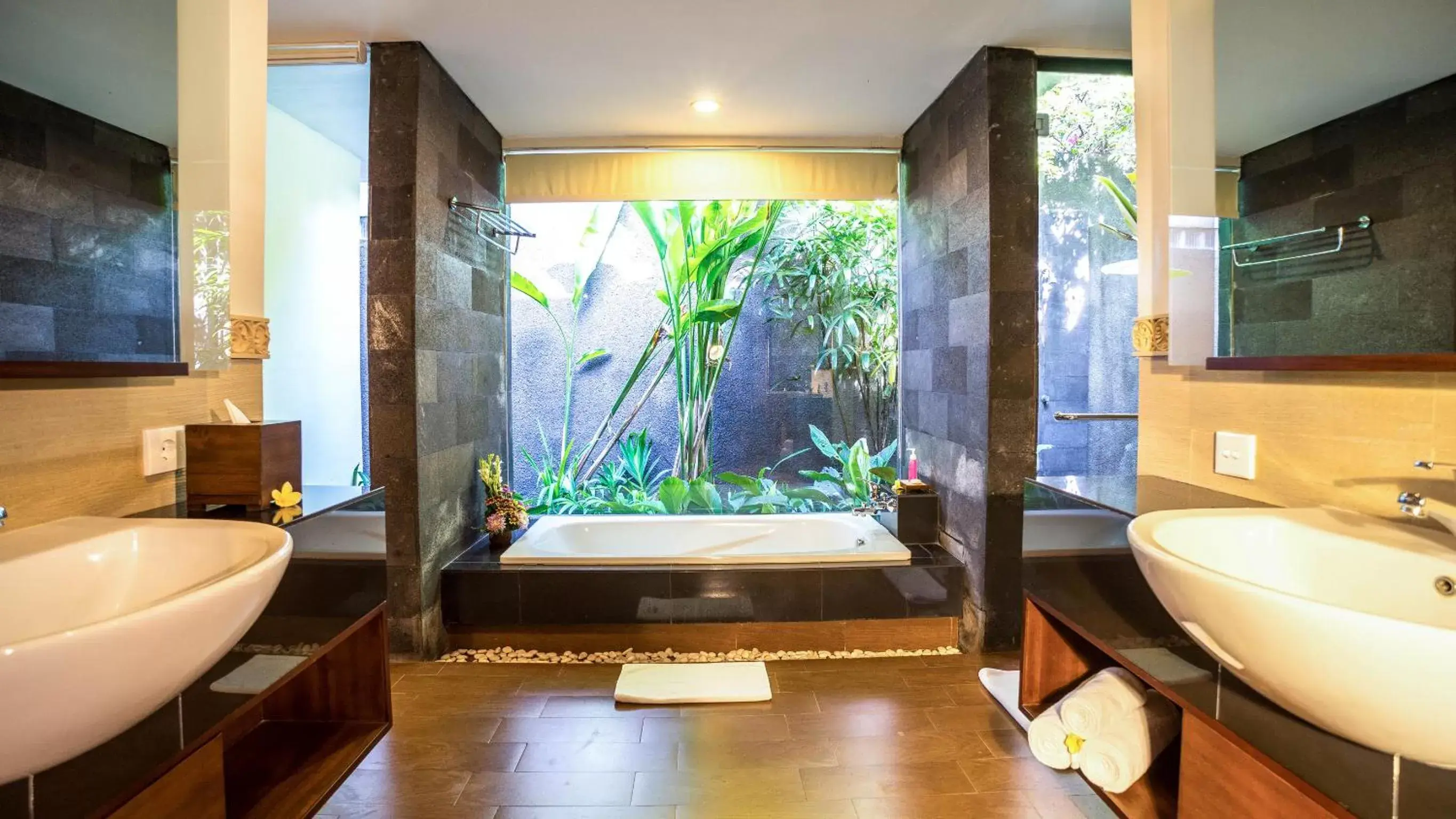 Bathroom in Kori Ubud Resort, Restaurant & Spa