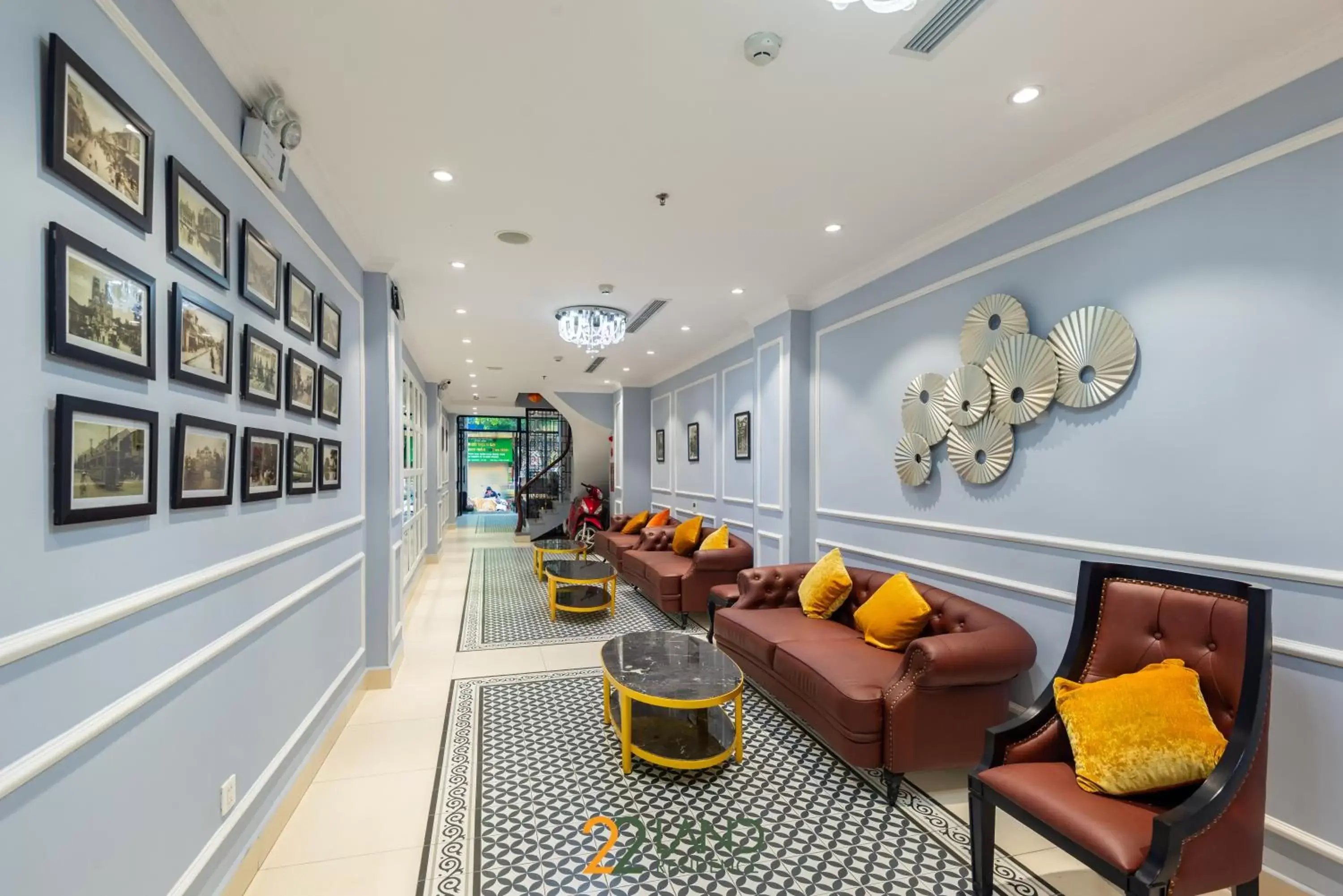 Living room in 22land Residence Hotel 71 Hang Bong Premium Living room in 22land Residence Hotel 71 Hang Bong Premium