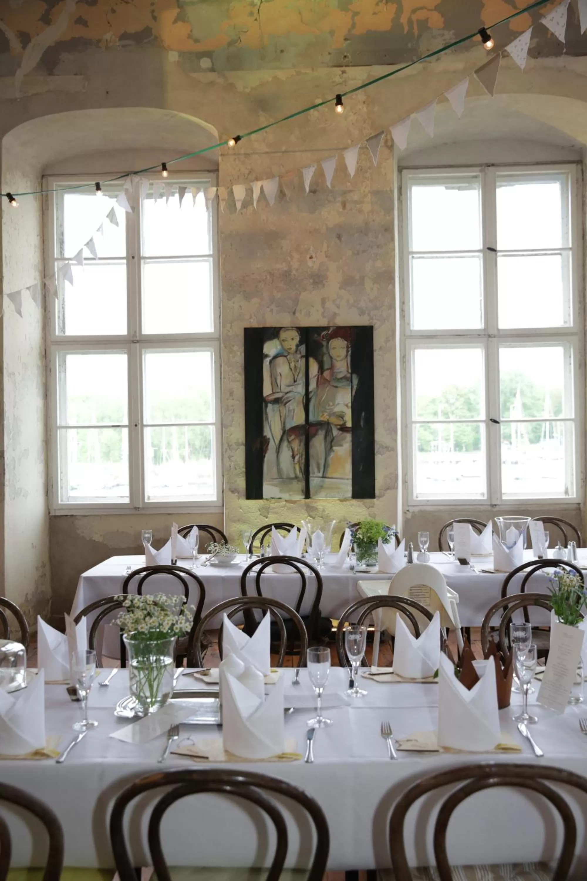 Restaurant/places to eat in Gästehaus Schloss Plaue