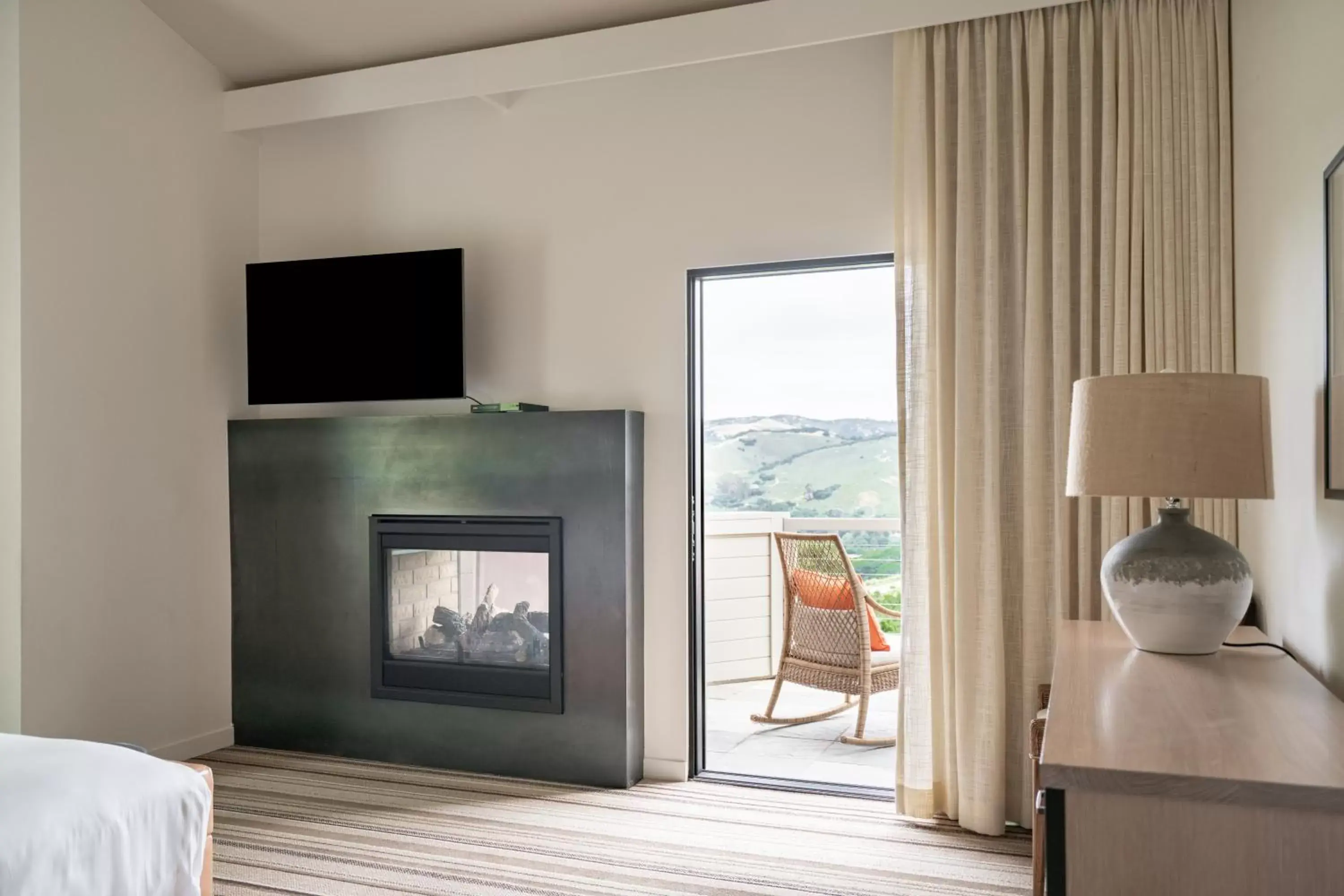 Bedroom, TV/Entertainment Center in Carmel Valley Ranch, in The Unbound Collection by Hyatt