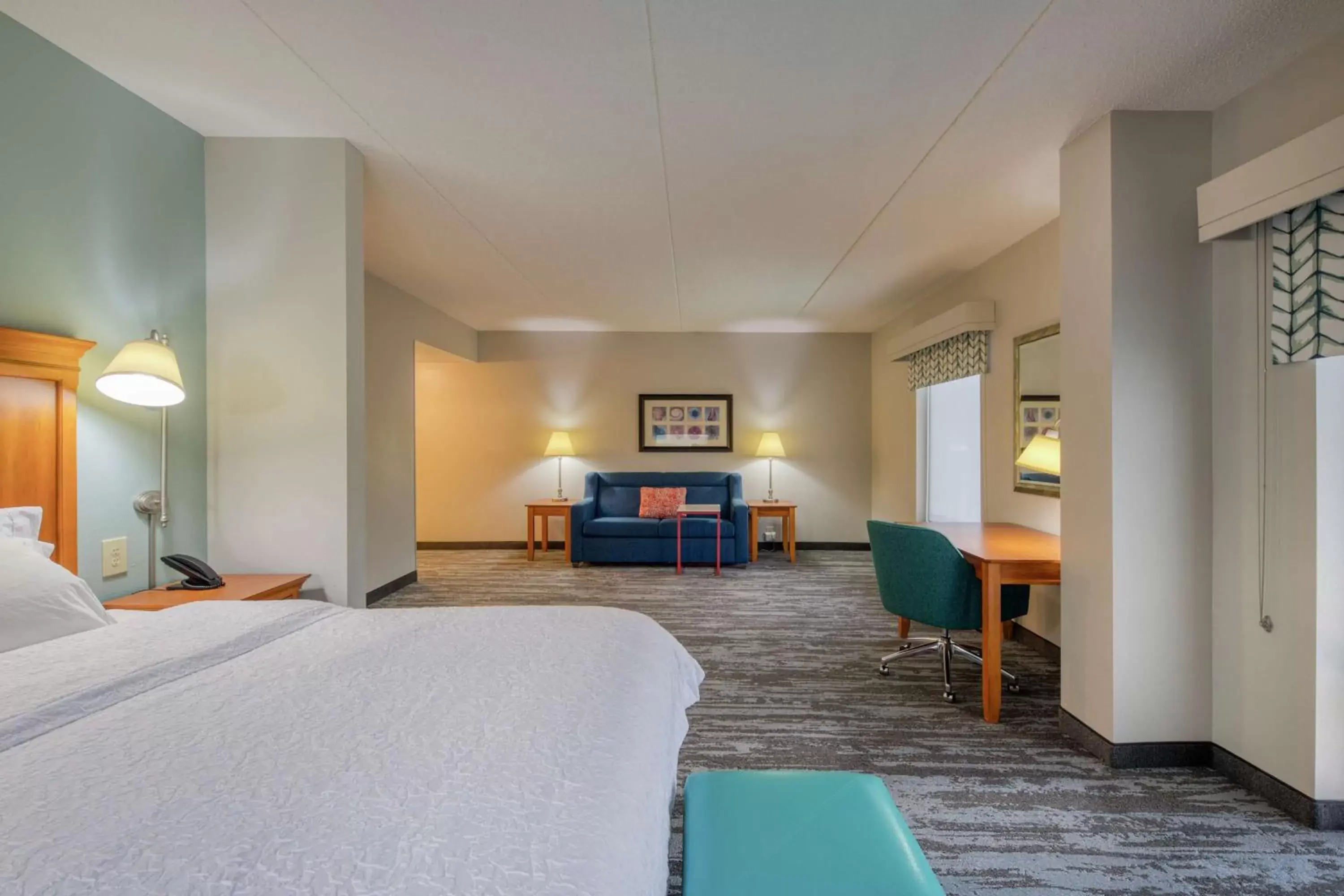 King Studio with Sofa Bed - Non-Smoking in Hampton Inn Wilmington University Area King Studio with Sofa Bed - Non-Smoking in Hampton Inn Wilmington University Area