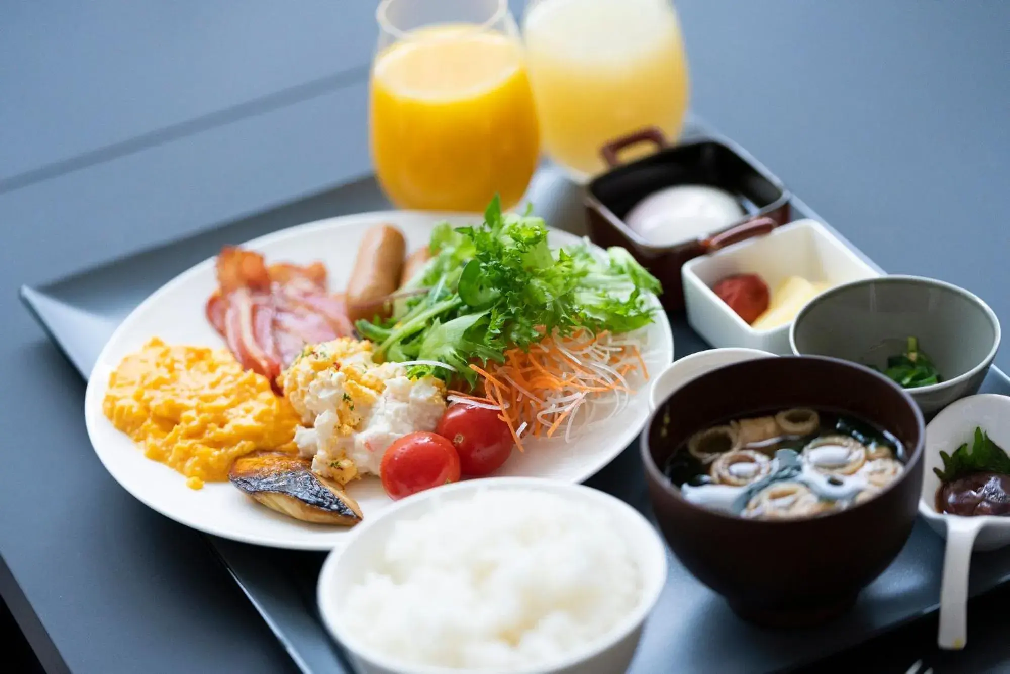 Breakfast, Food in Hotel JAL City Toyama