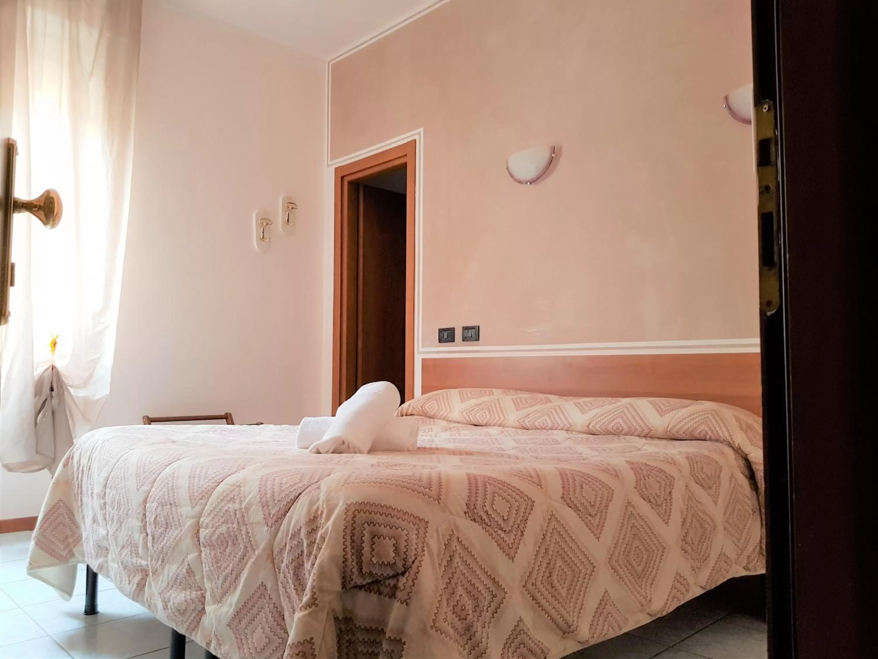 Bed in Hotel Marinoni