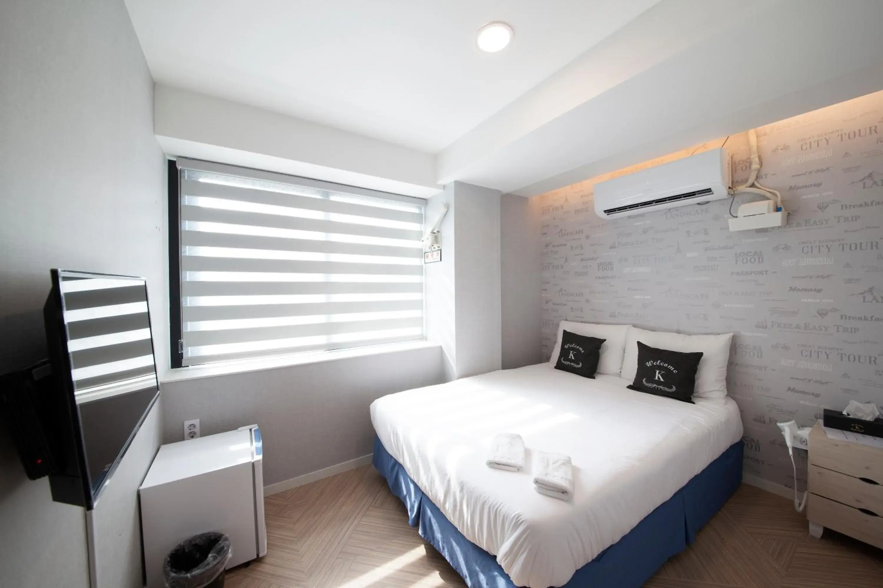 Bed in K Guesthouse Seomyeon