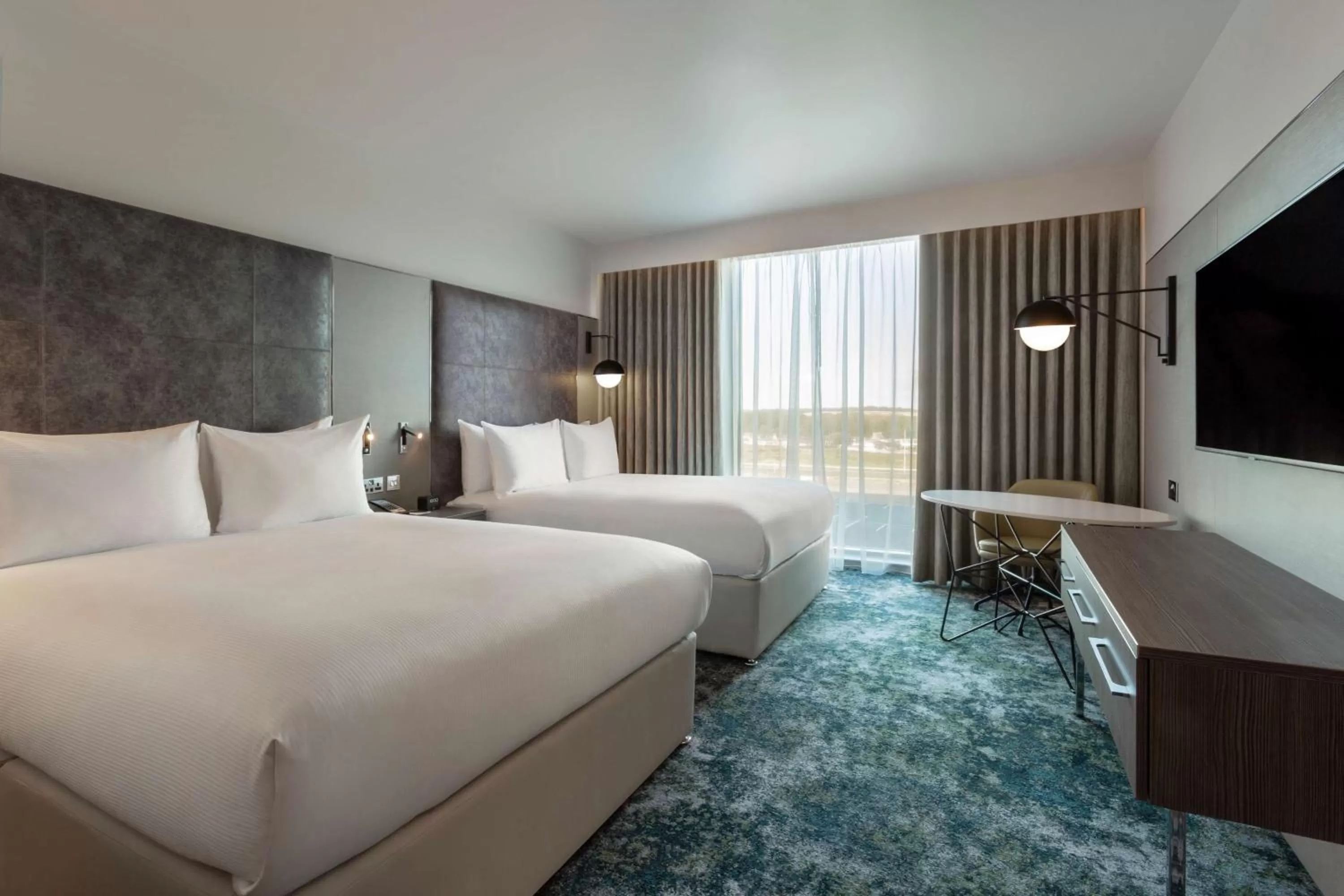 Bed in Hilton Aberdeen TECA