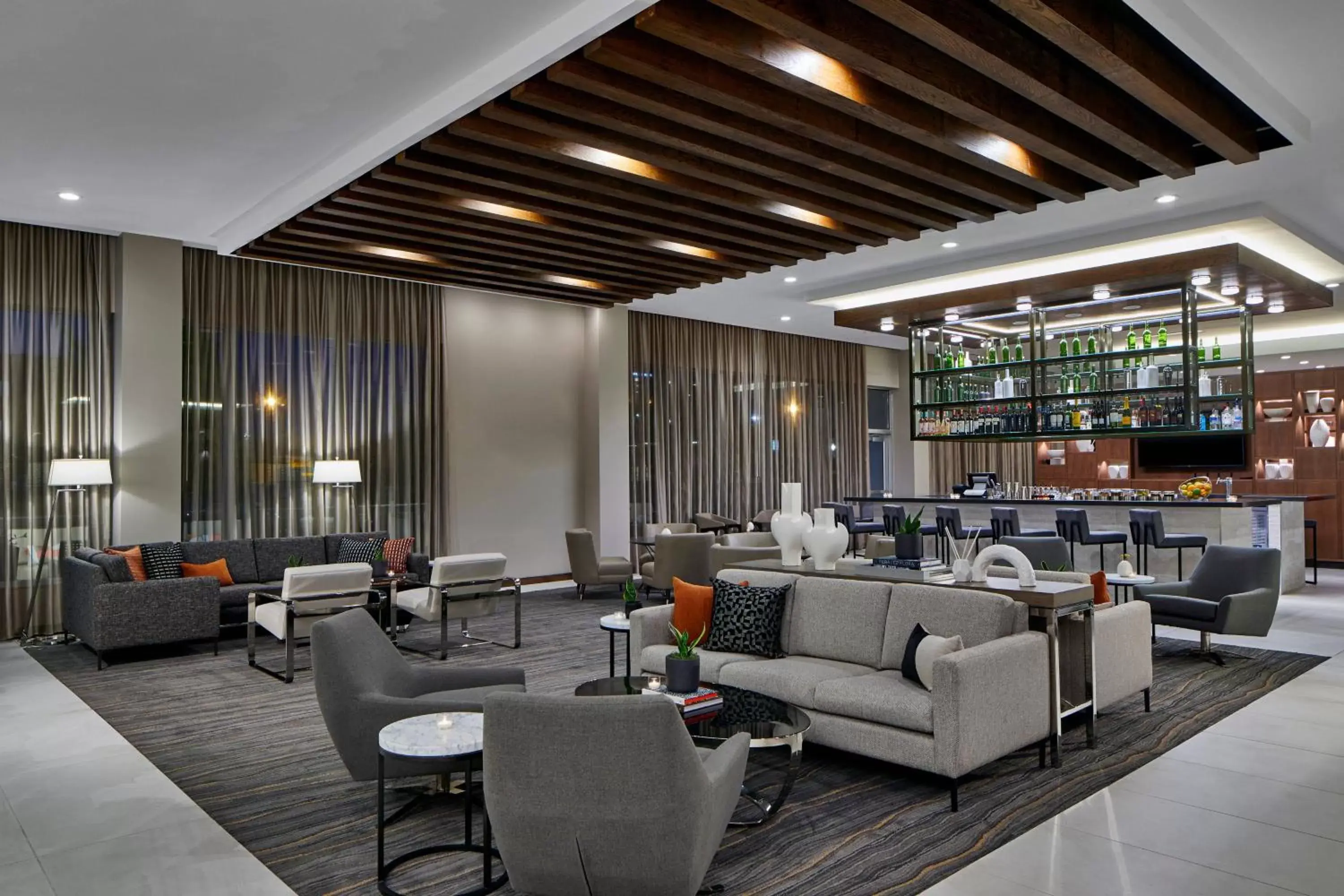 Lounge or bar, Lounge/Bar in AC Hotel by Marriott Tuscaloosa Downtown
