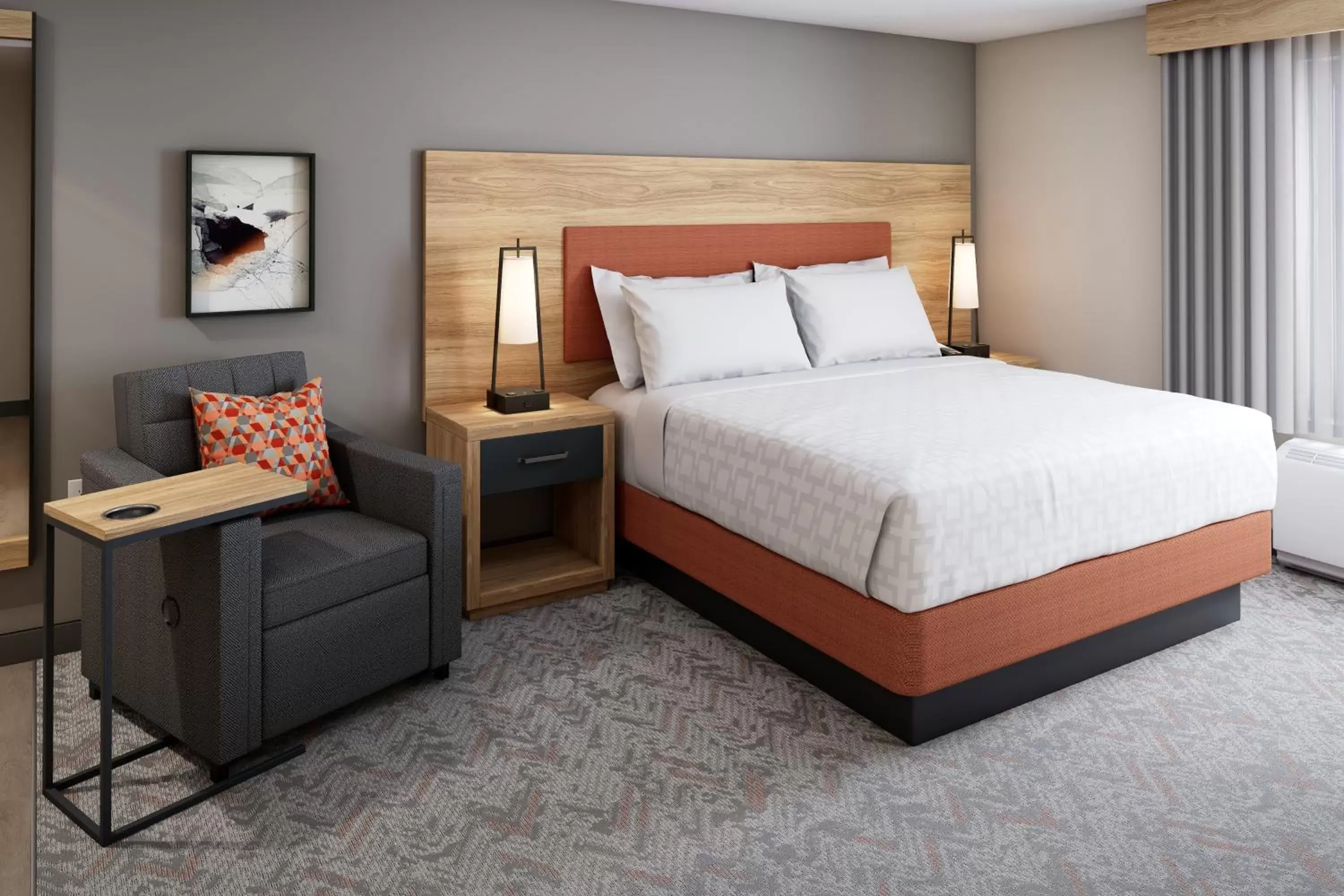 Bed in Candlewood Suites - Columbia, an IHG Hotel