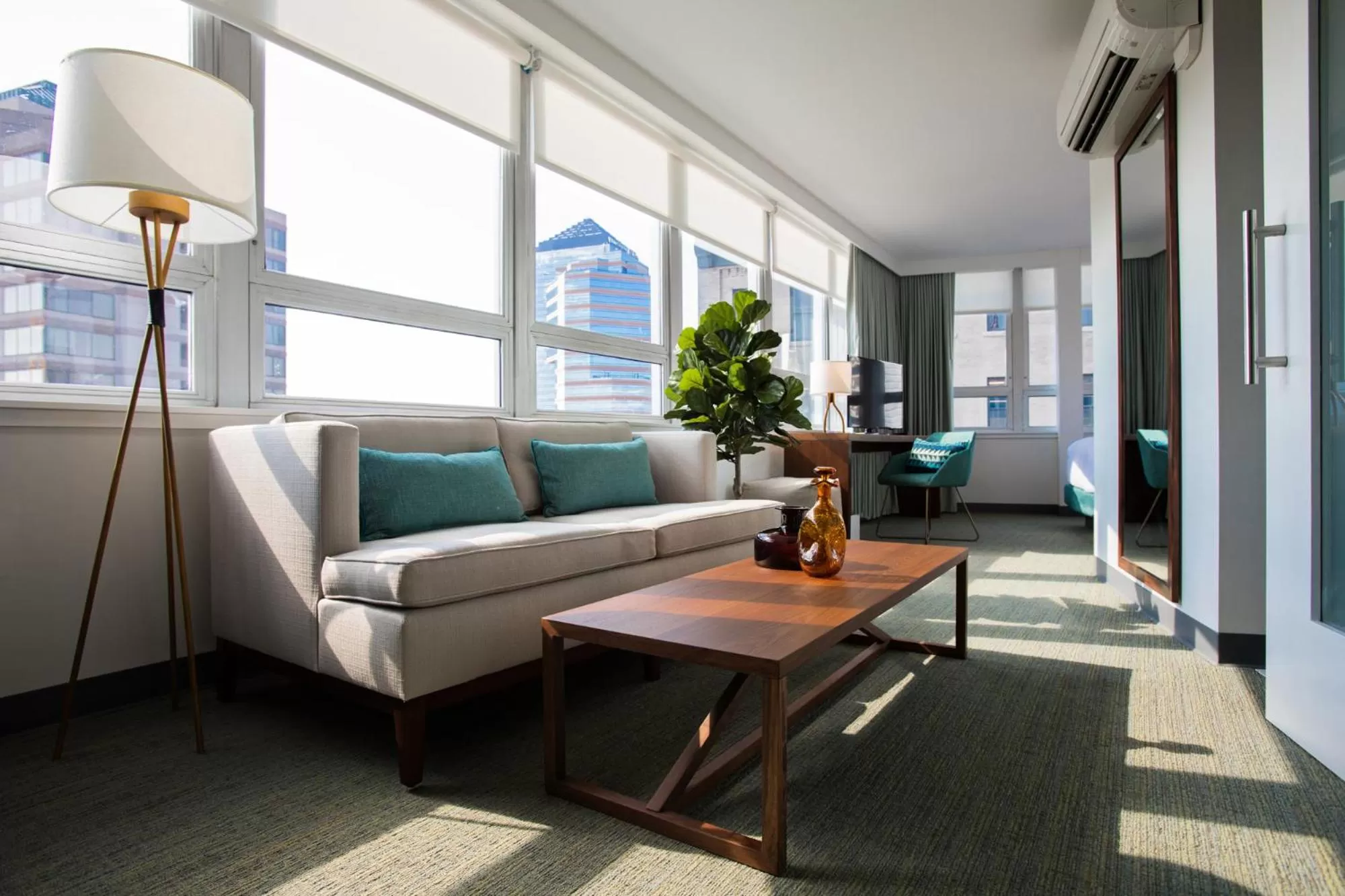 Seating area in Unscripted Durham, Part of JDV by Hyatt