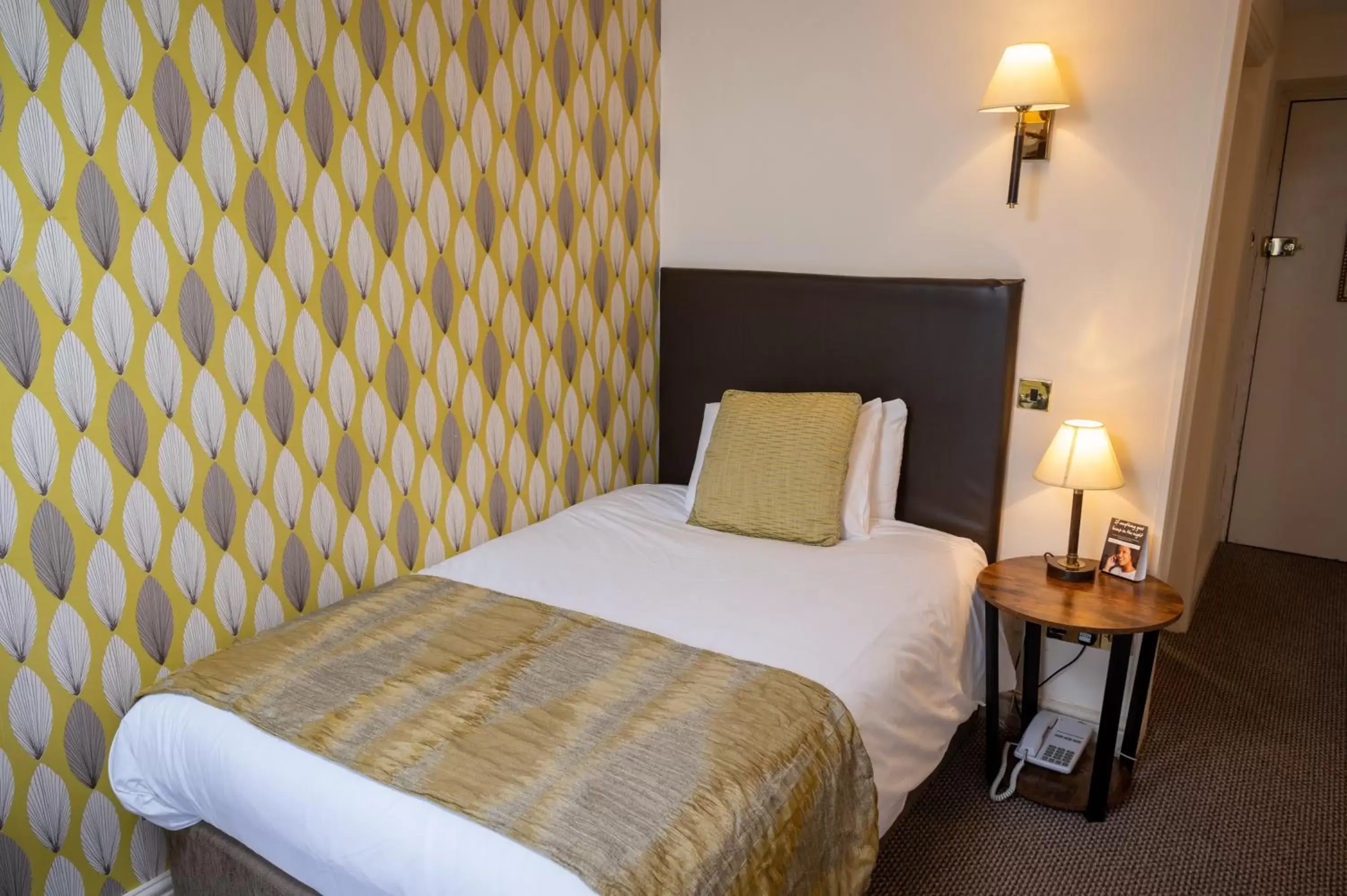 Bedroom, Bed in Cross Hands Hotel by Greene King Inns