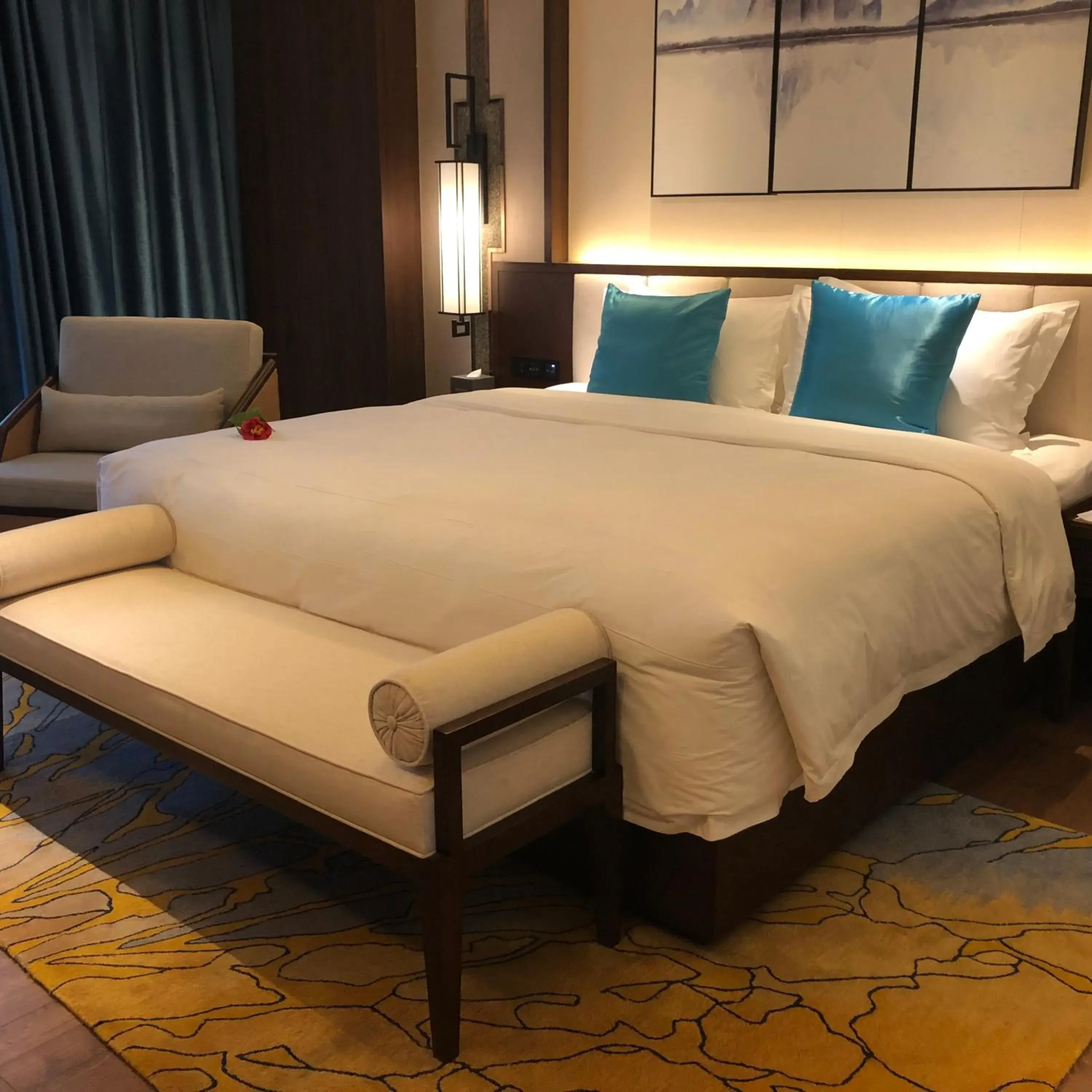 Bed in Wyndham Guilin Pingle