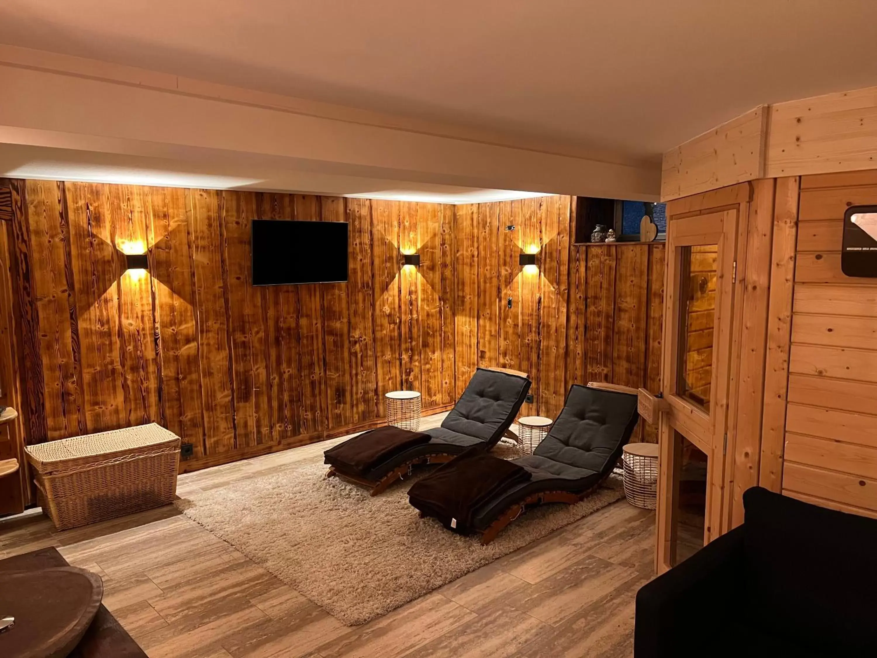 Sauna in Hochwald Lodge