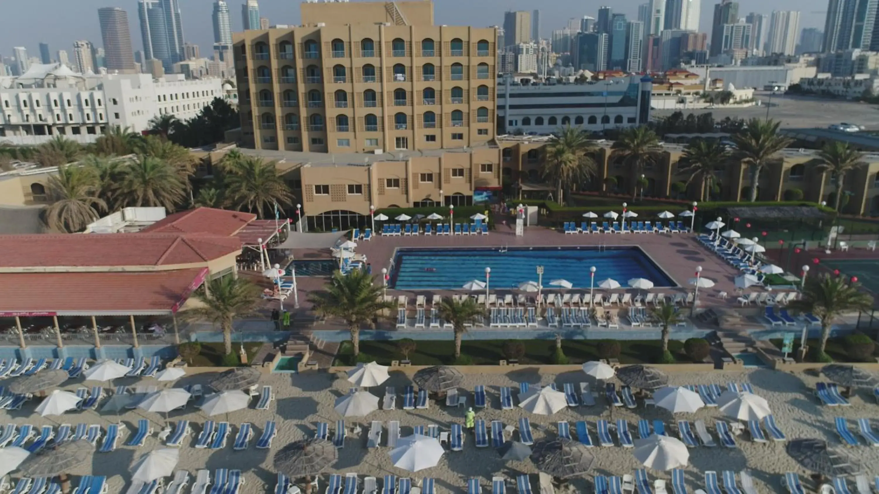 Bird's eye view in Sharjah Carlton Hotel