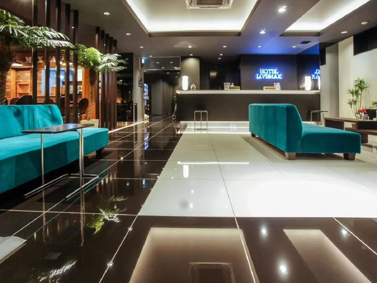 Lobby or reception in HOTEL LiVEMAX Nagoya Sakae East