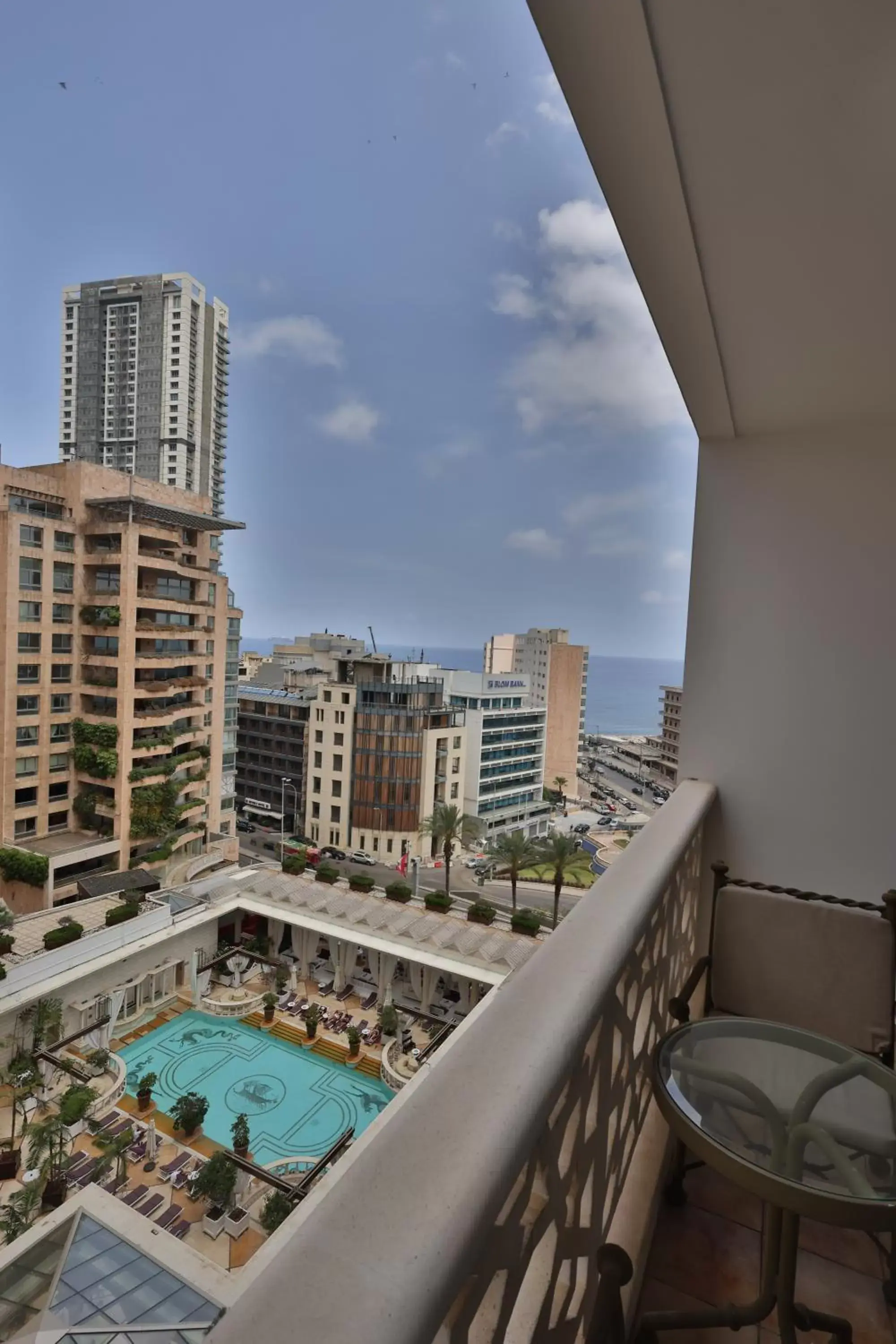 Pool view in InterContinental Phoenicia Beirut by IHG Pool view in InterContinental Phoenicia Beirut by IHG