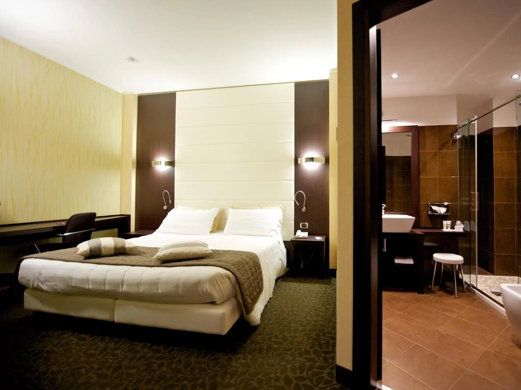 Bed in Mercure Bergamo Aeroporto
