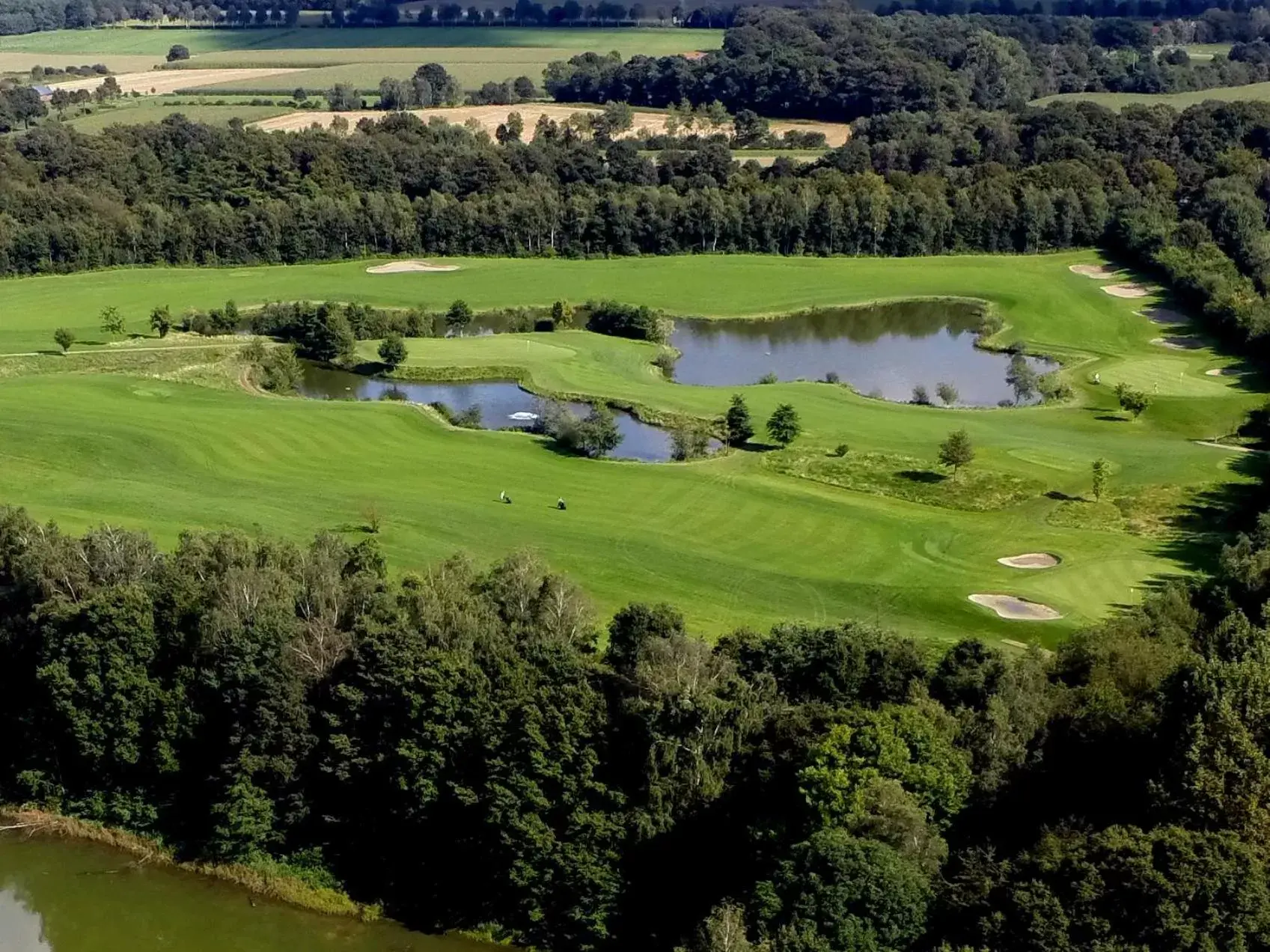 Golfcourse, Bird's-eye View in Best Western Premier Seehotel Krautkrämer