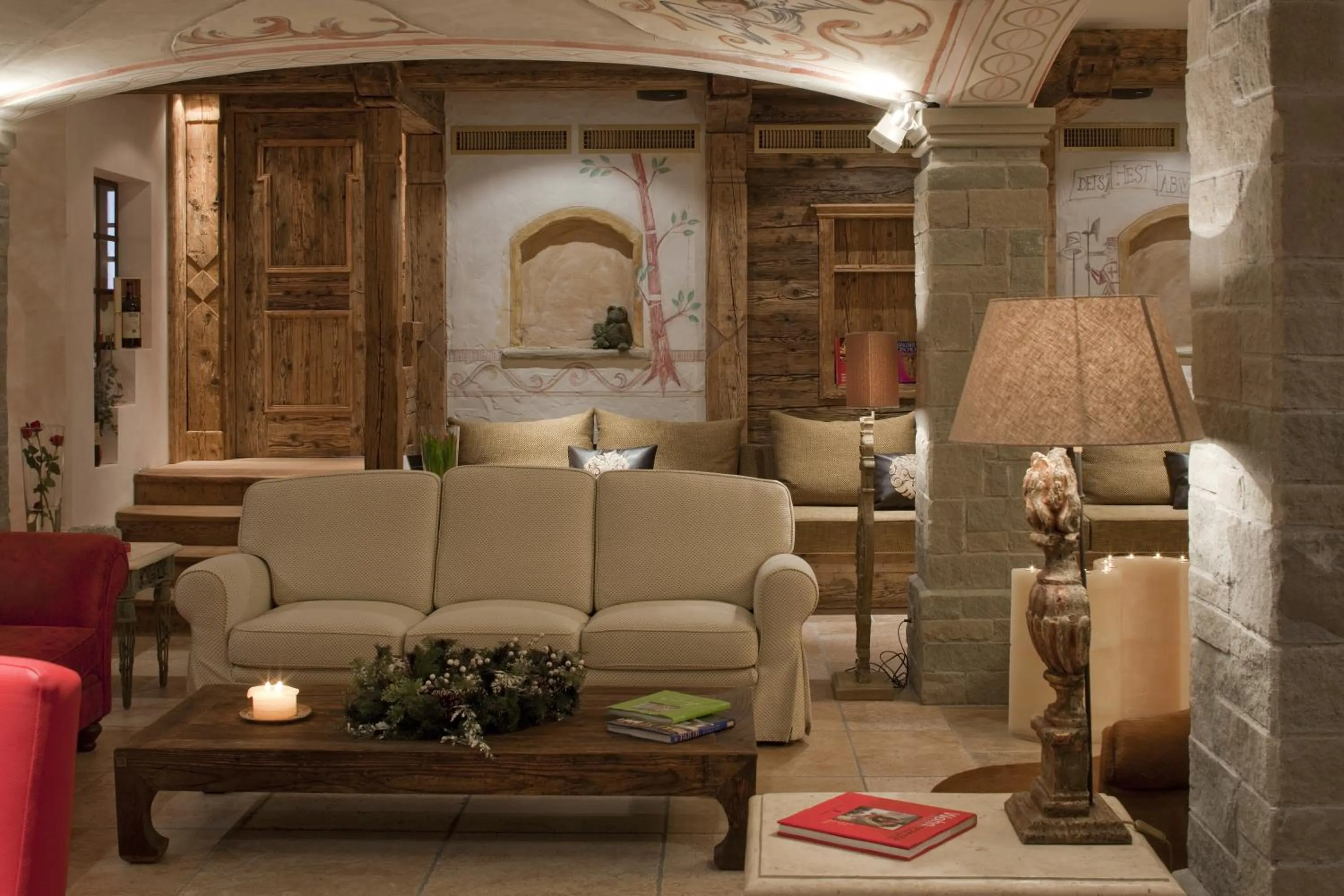 Seating area in Hotel Berghof